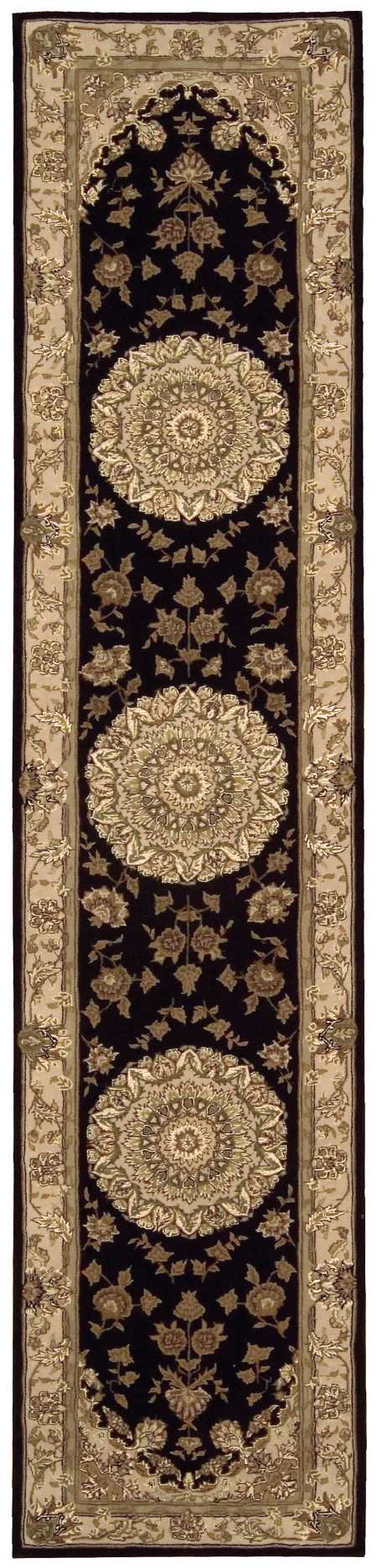 Nourison Home Nourison 2000 2233 Black  Traditional Tufted Rug