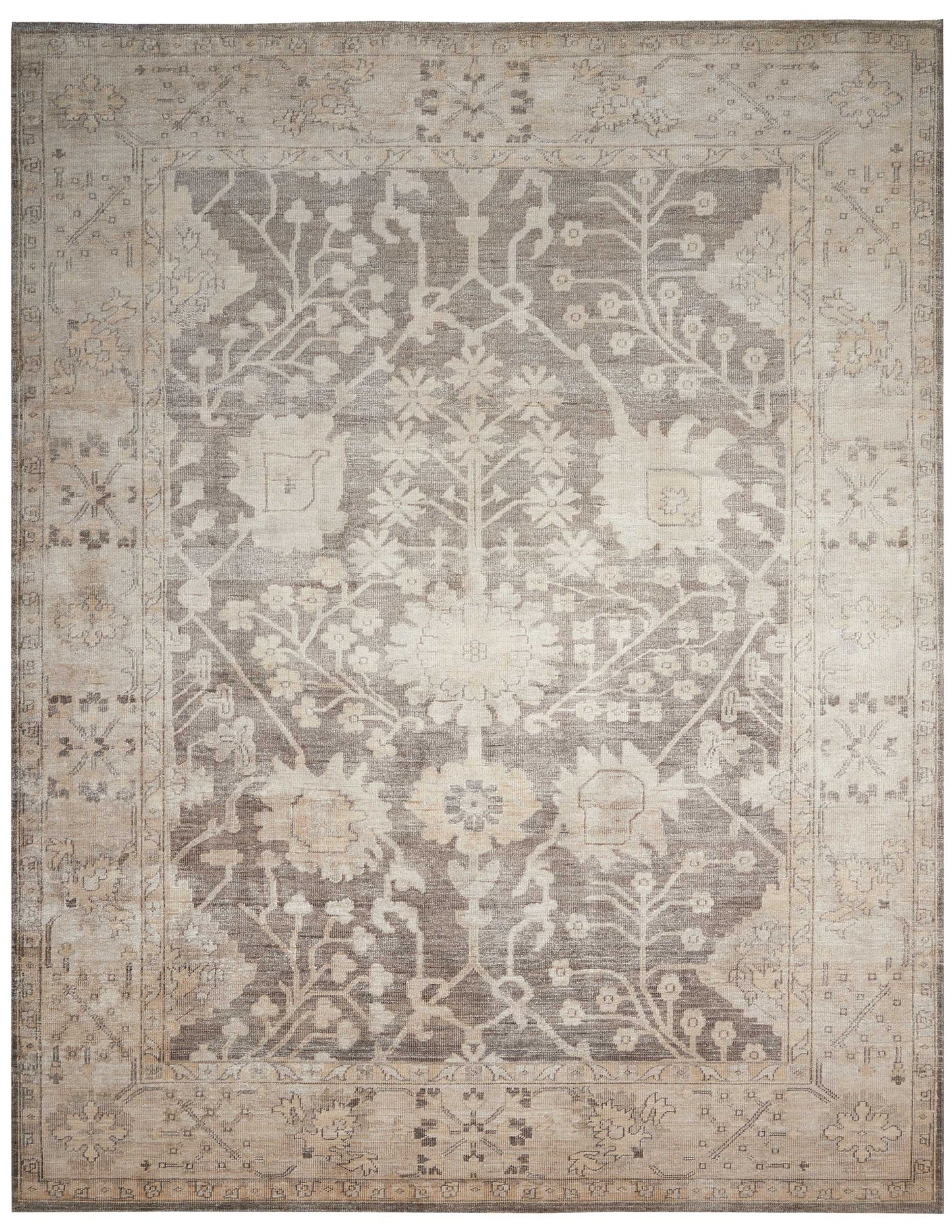 Nourison Home Aldora ALD08 Aubergine  Traditional Knotted Rug