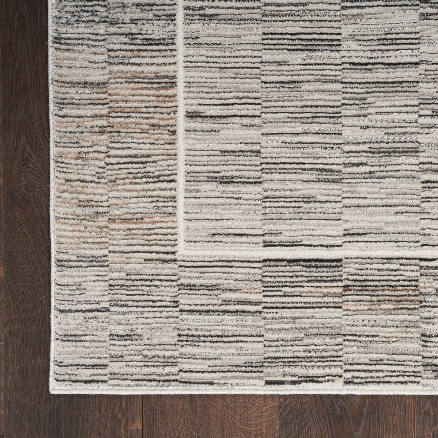 Nourison Home Desire DSR02 Charcoal Grey  Contemporary Machinemade Rug