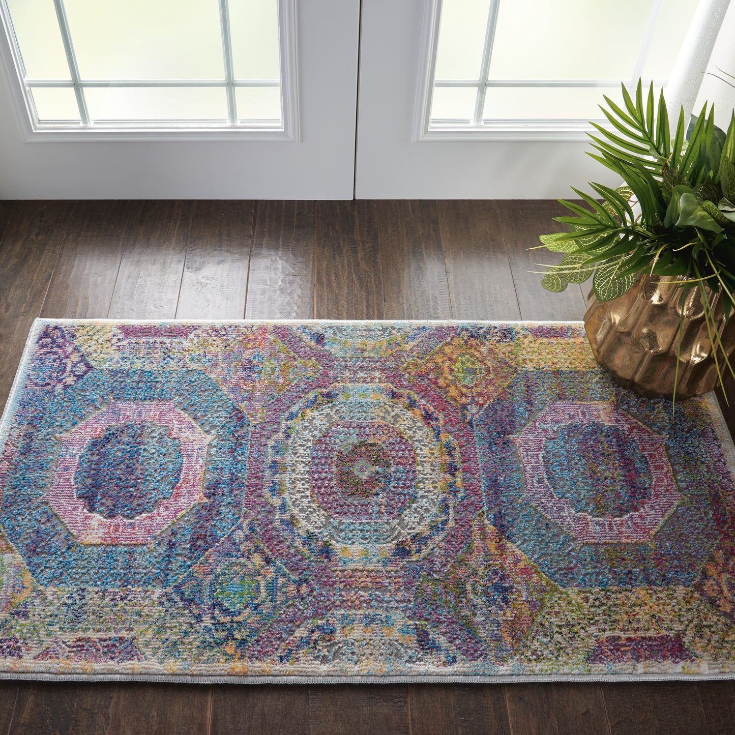 Nourison Home Ankara Global ANR05 Multicolor  Transitional Machinemade Rug