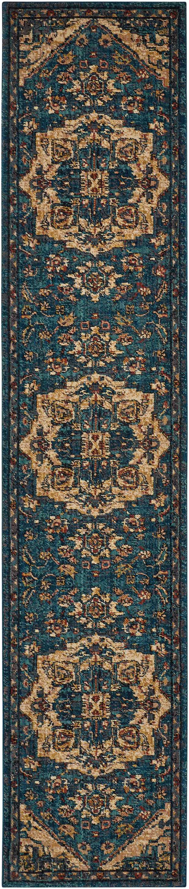 Nourison Home Nourison 2020 NR206 Teal  Traditional Loom Rug