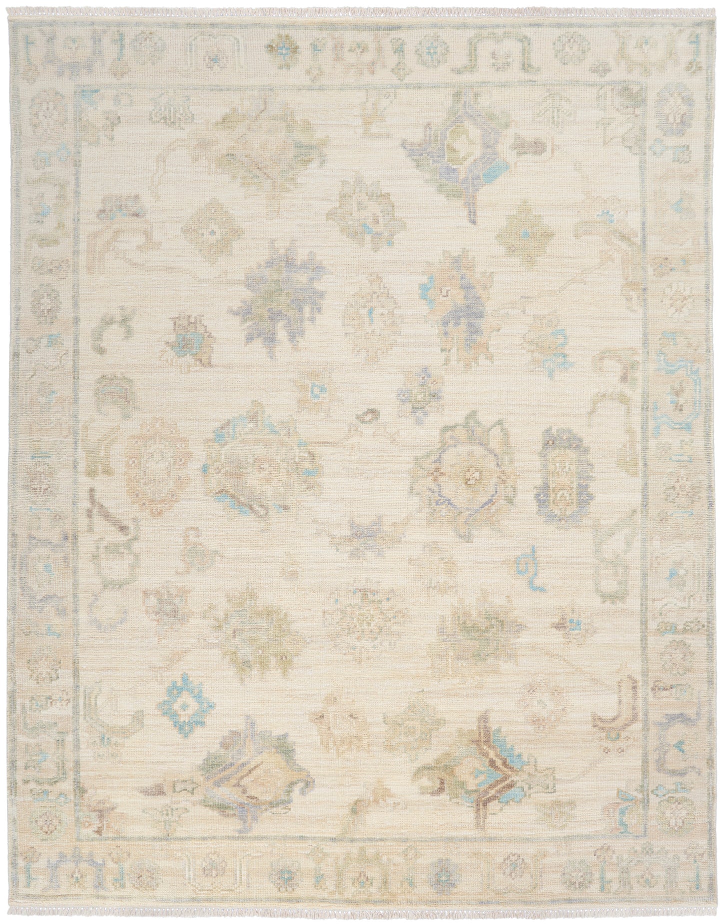 Nourison Home Odessa ODS06 Ivory Multicolor  Traditional Knotted Rug