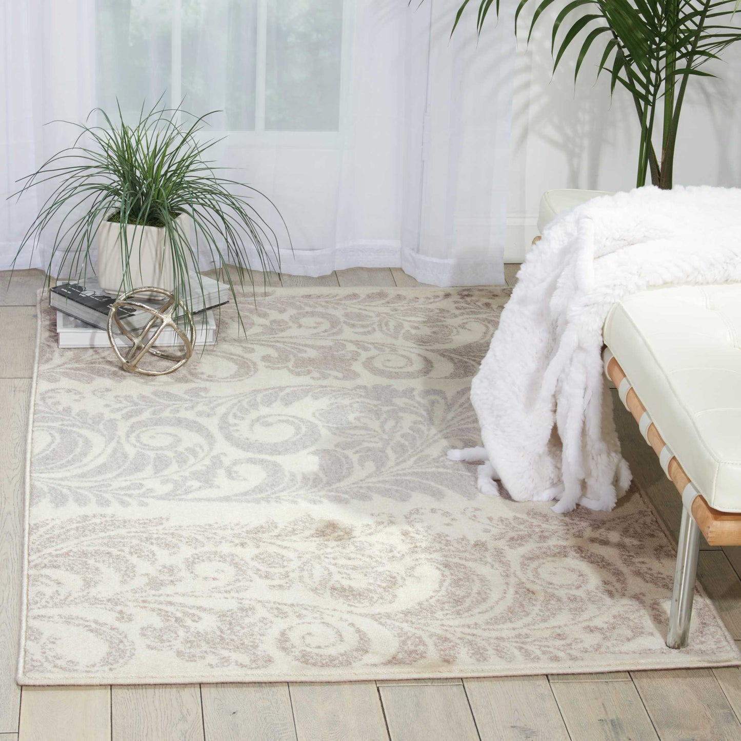 Nourison Home Utopia UTP09 Ivory  Contemporary Machinemade Rug