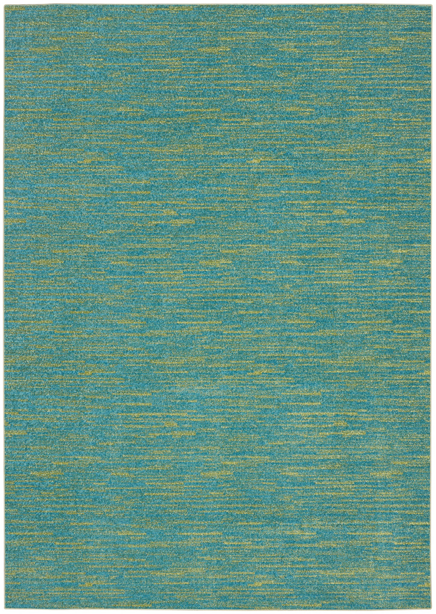 Nourison Home Nourison Essentials NRE01 Blue Green  Contemporary Machinemade Rug