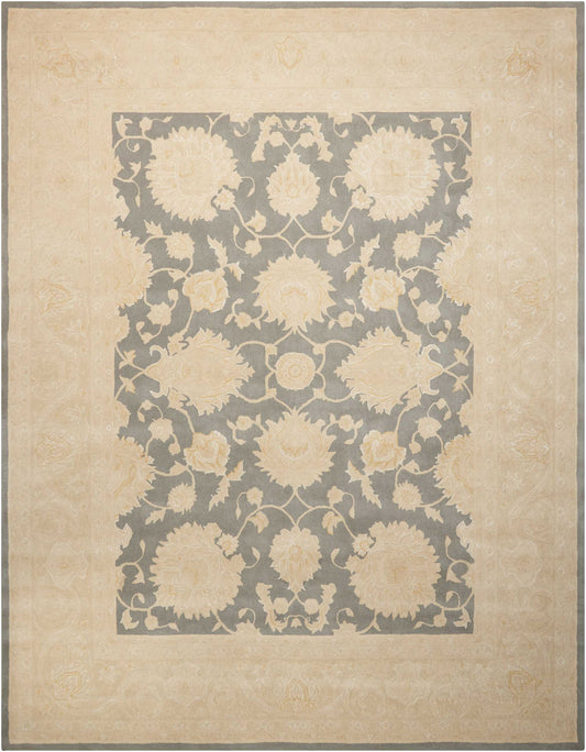 Nourison Home Royal Serenity SER01 Slate  Traditional Tufted Rug