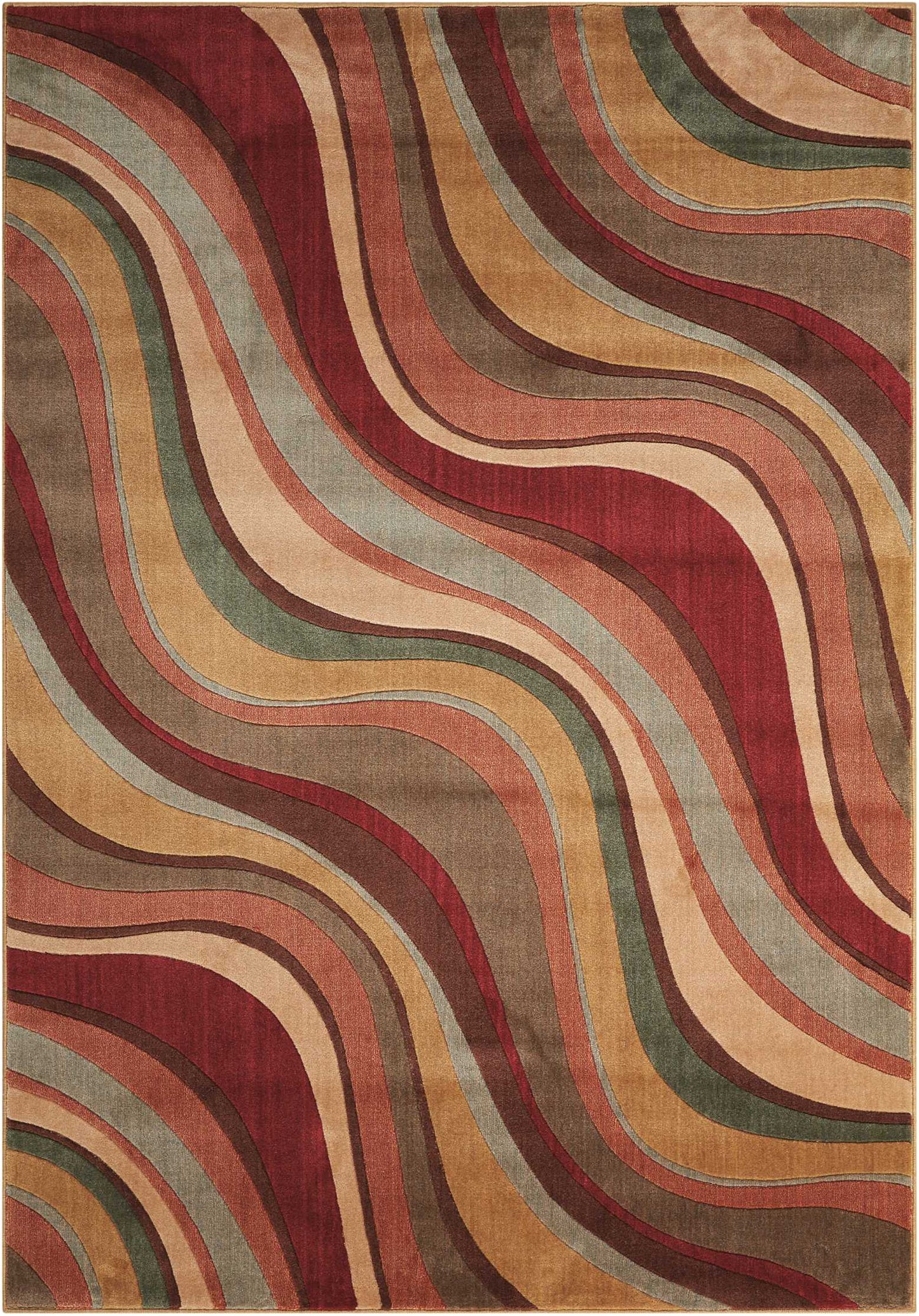 Nourison Home Somerset ST81 Multicolor  Contemporary Machinemade Rug