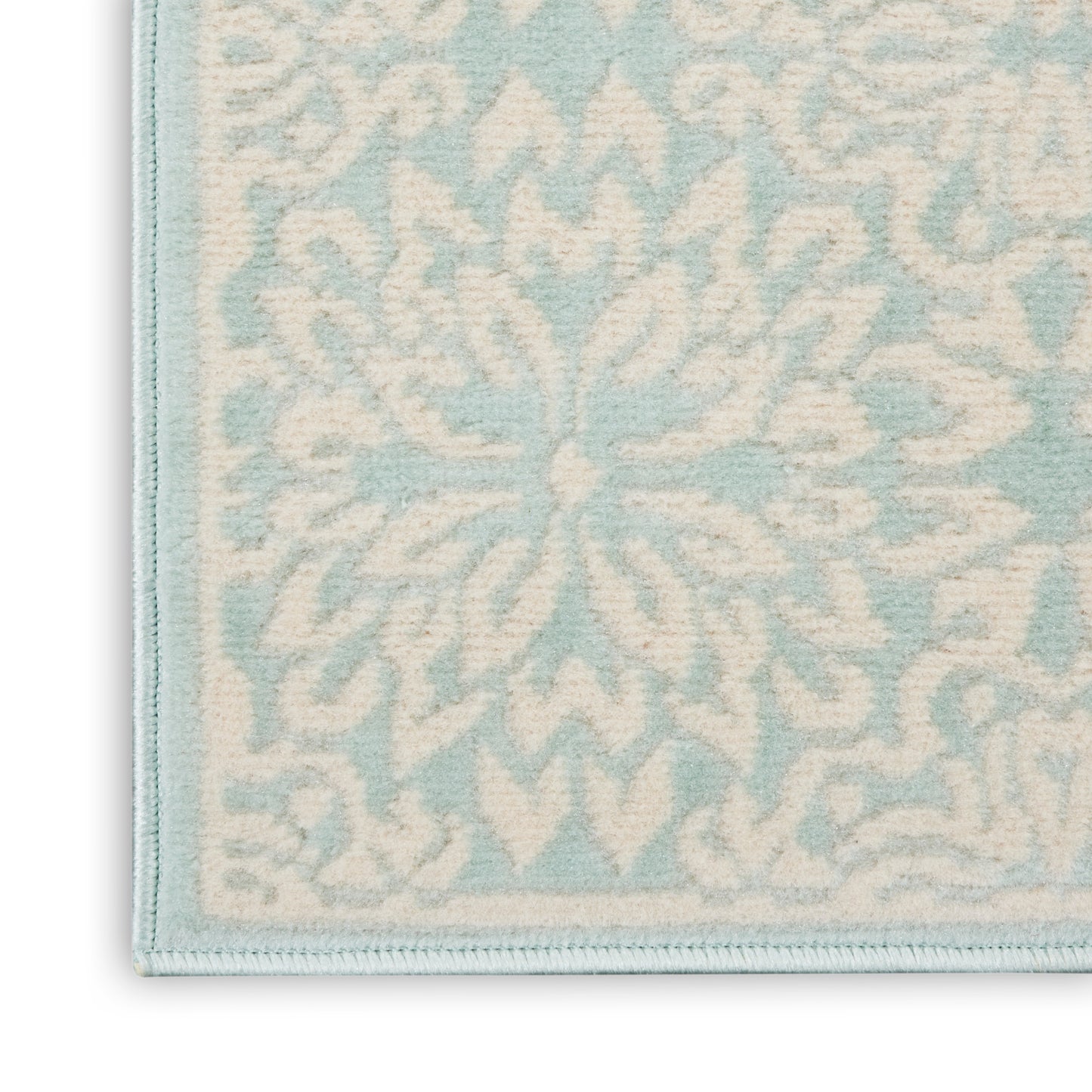 Nourison Home Jubilant JUB06 Ivory Green  Transitional Machinemade Rug