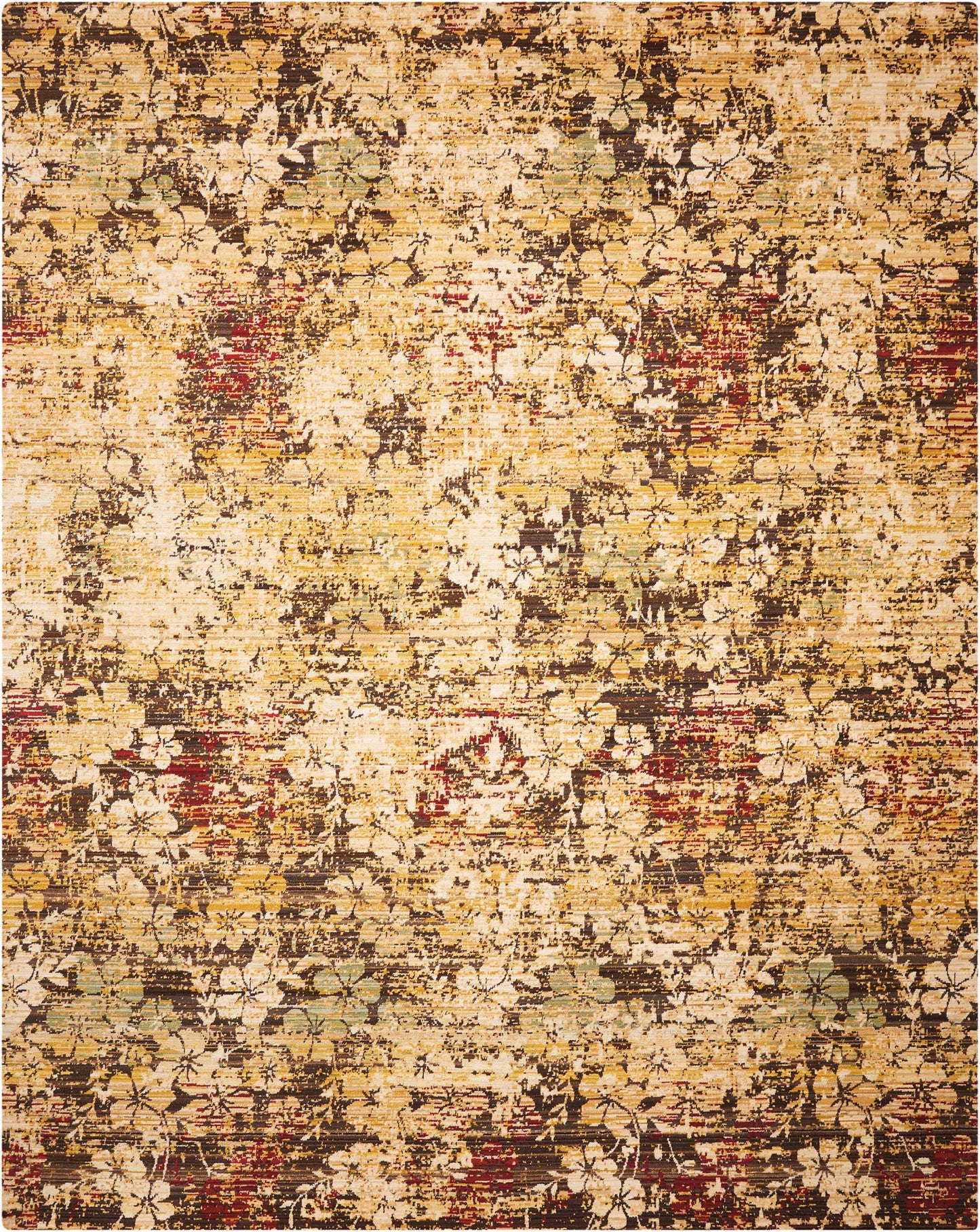 Nourison Home Rhapsody RH004 Beige Gold  Transitional Loom Rug