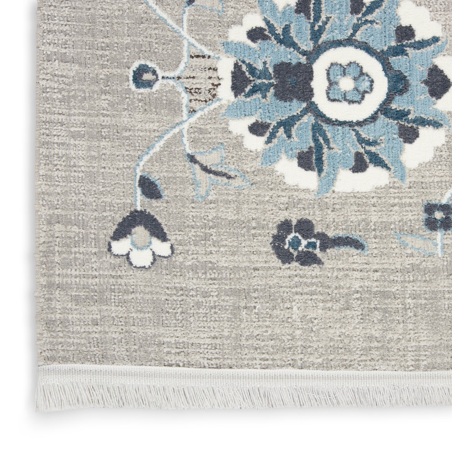 Nourison Home Lennox LEN04 Grey Blue  Transitional Machinemade Rug