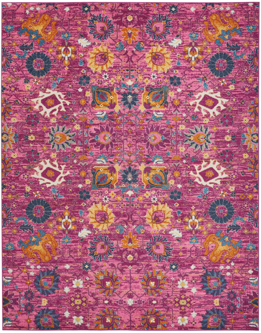 Nourison Home Passion PSN01 Fuchsia  Transitional Machinemade Rug