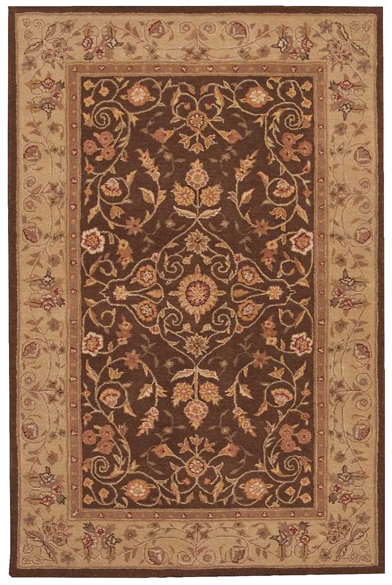 Nourison Home Heritage Hall HE05 Brown  Traditional Tufted Rug