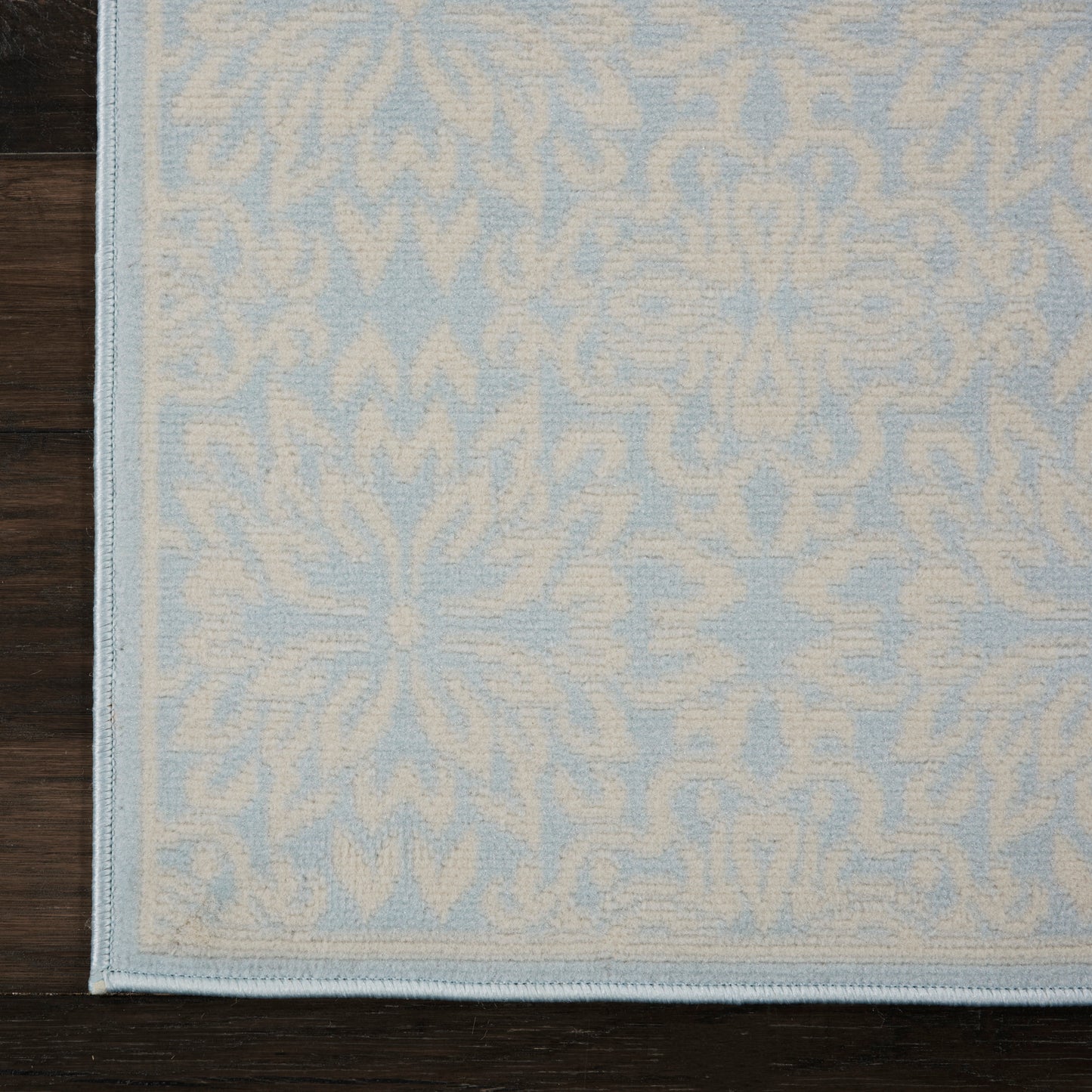 Nourison Home Jubilant JUB06 Ivory Light Blue  Transitional Machinemade Rug