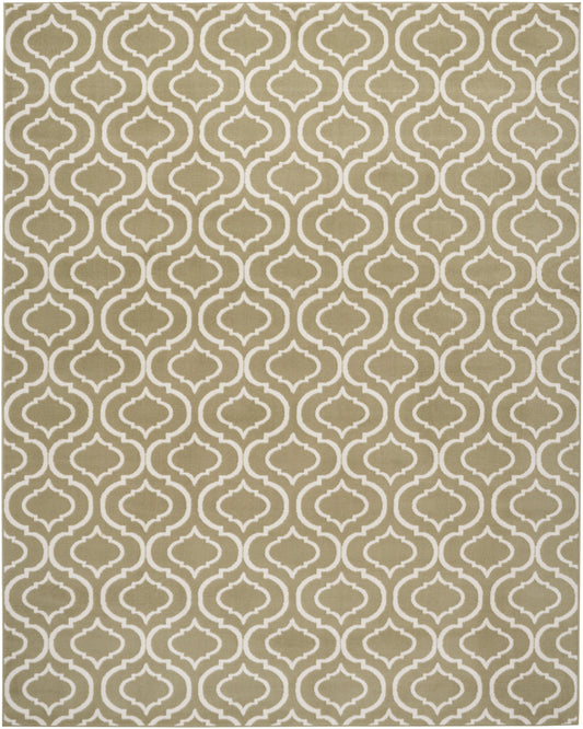 Nourison Home Jubilant JUB19 Olive  Transitional Machinemade Rug