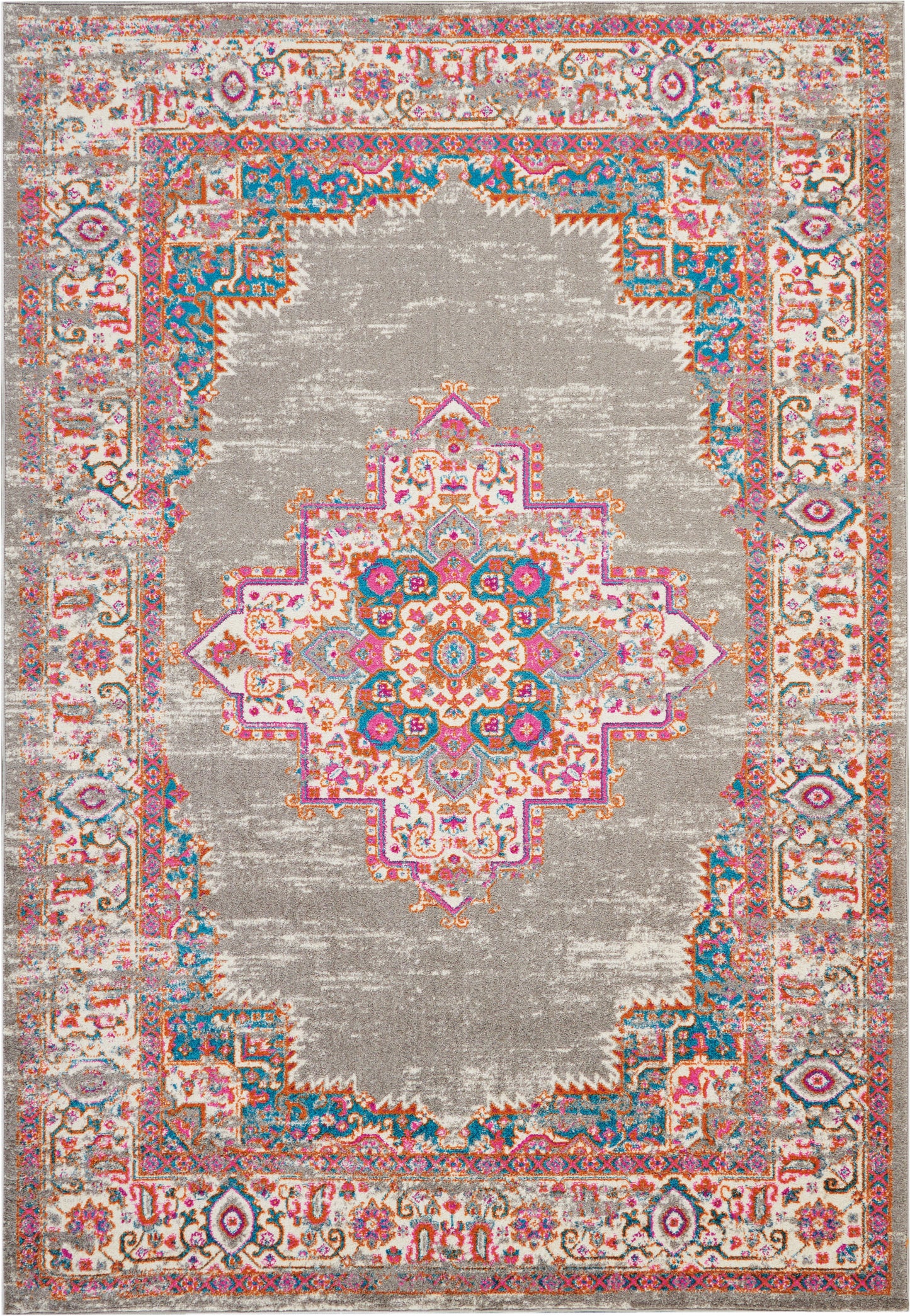 Nourison Home Passion PSN03 Grey  Transitional Machinemade Rug