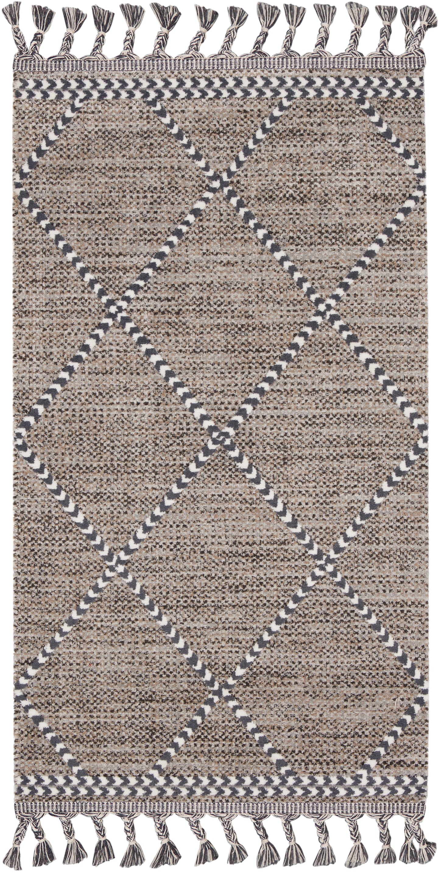 Nourison Home Asilah ASI01 Mocha Contemporary Machinemade Rug