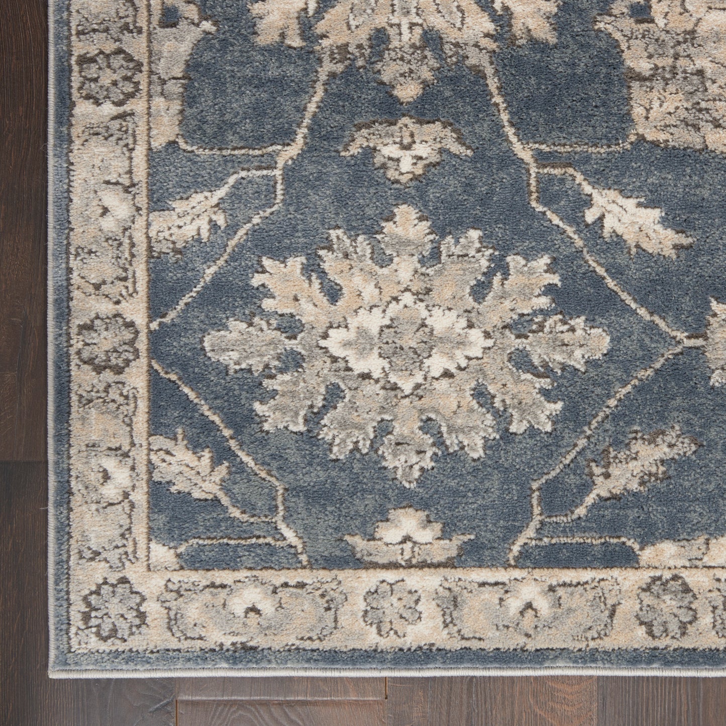 Nourison Home Quarry QUA06 Blue Beige  Traditional Machinemade Rug