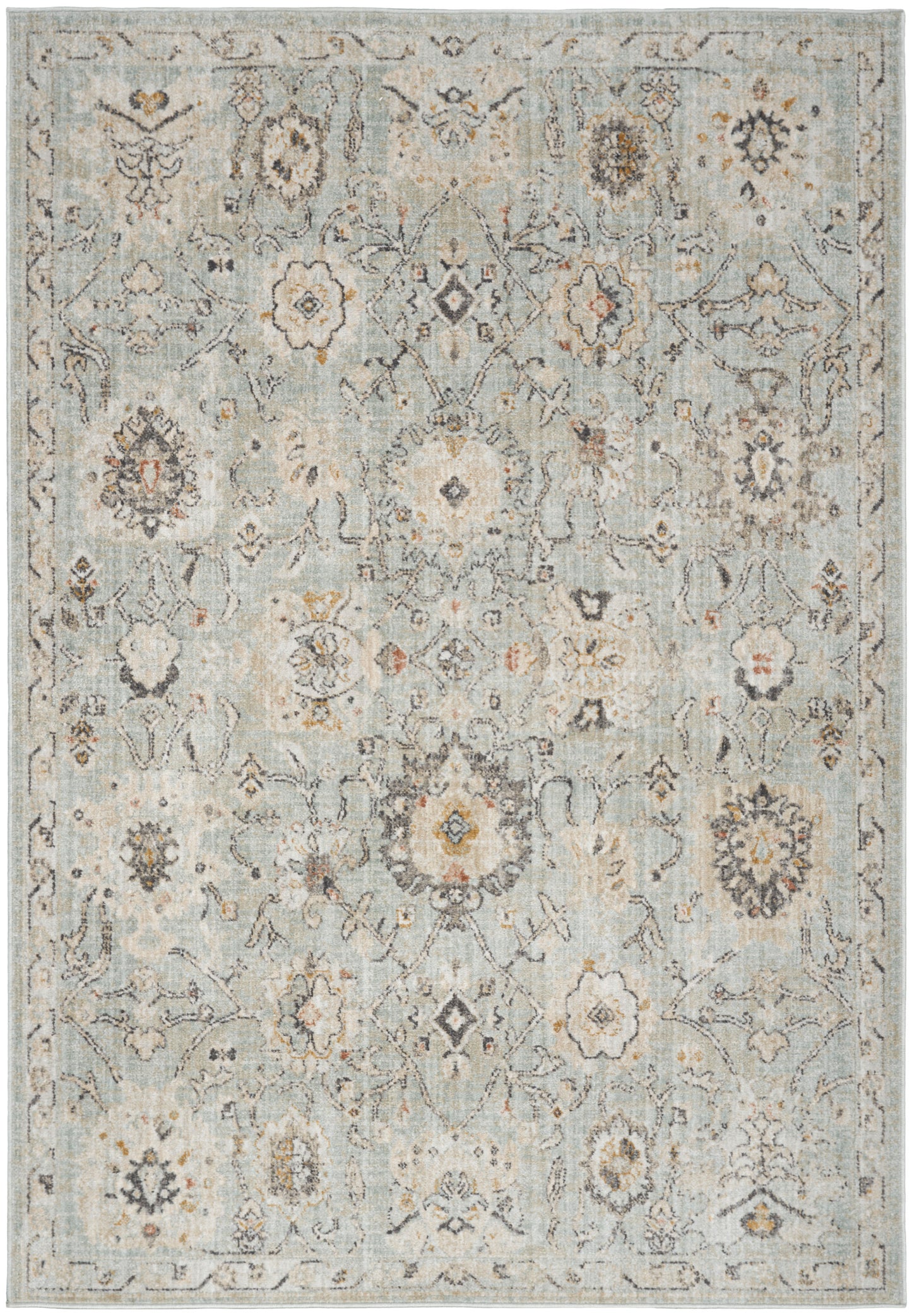 Nourison Home Oushak Home OUS01 Mint  Traditional Woven Rug