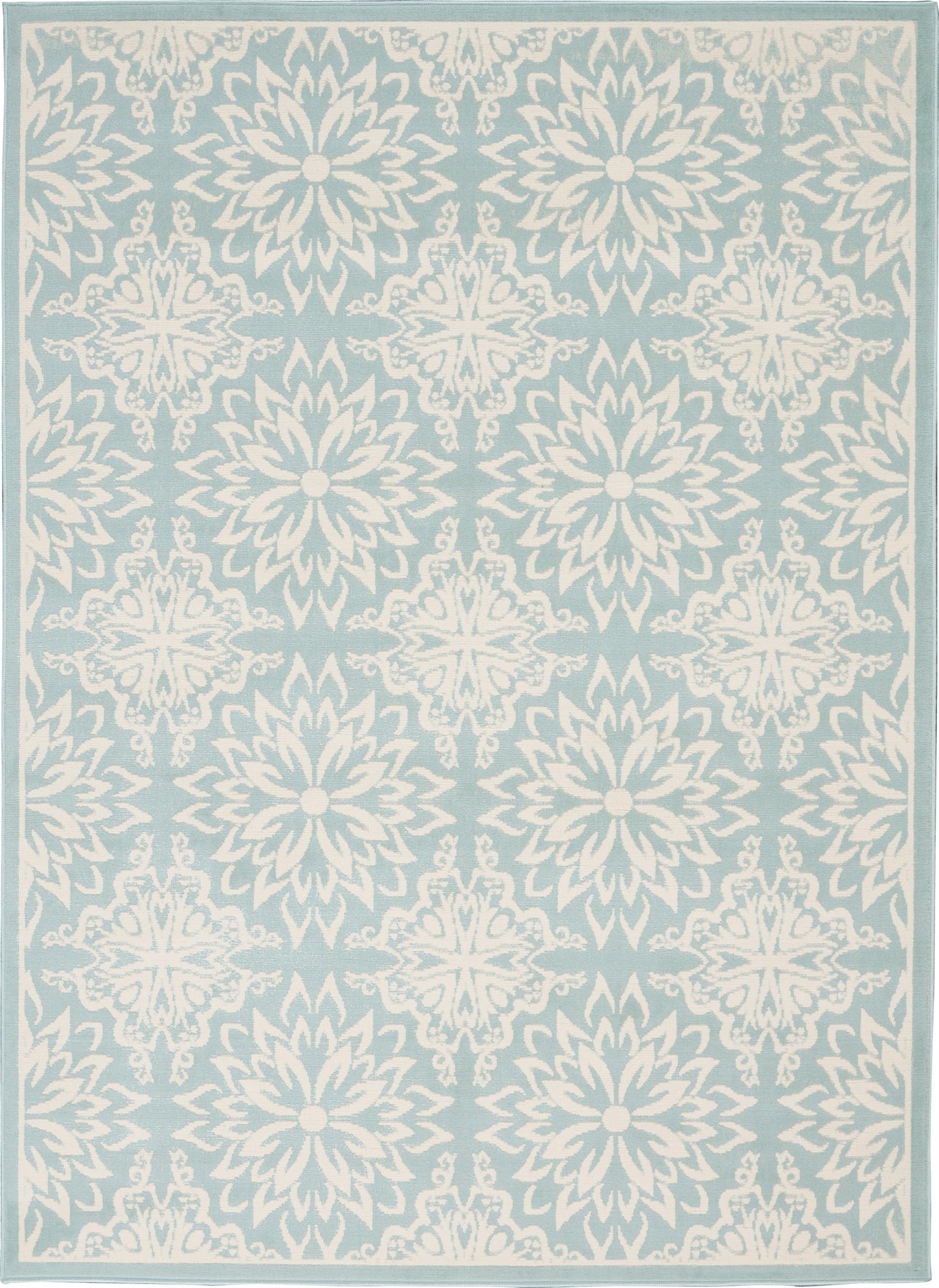 Nourison Home Jubilant JUB06 Ivory Green  Transitional Machinemade Rug