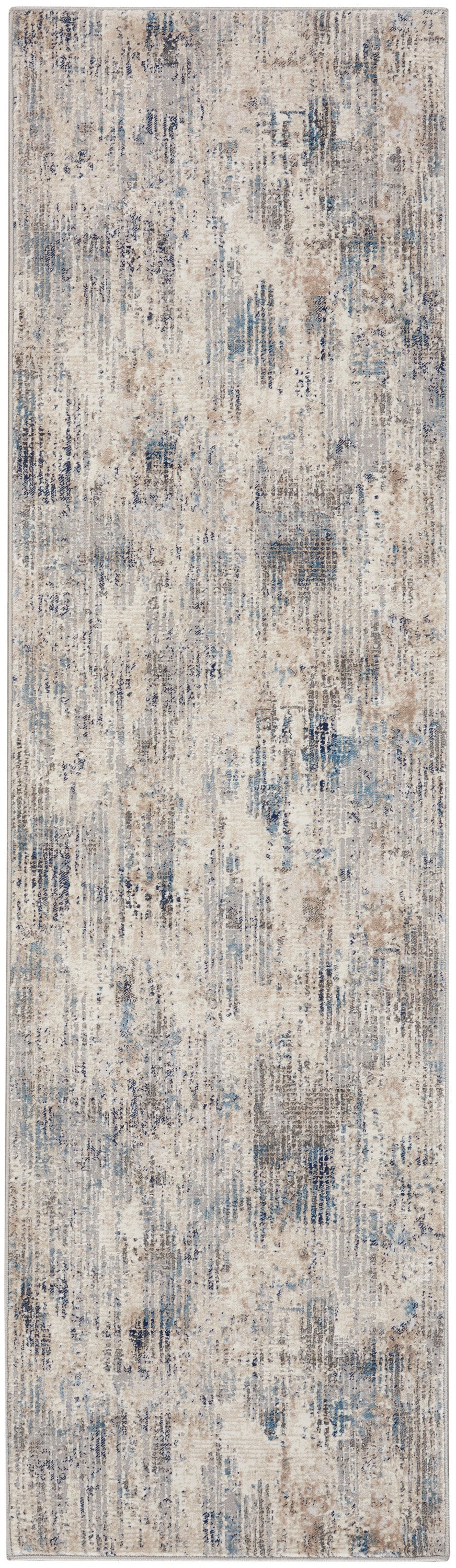 Calvin Klein CK022 Infinity IFN04 Ivory Grey Blue Contemporary Machinemade Rug