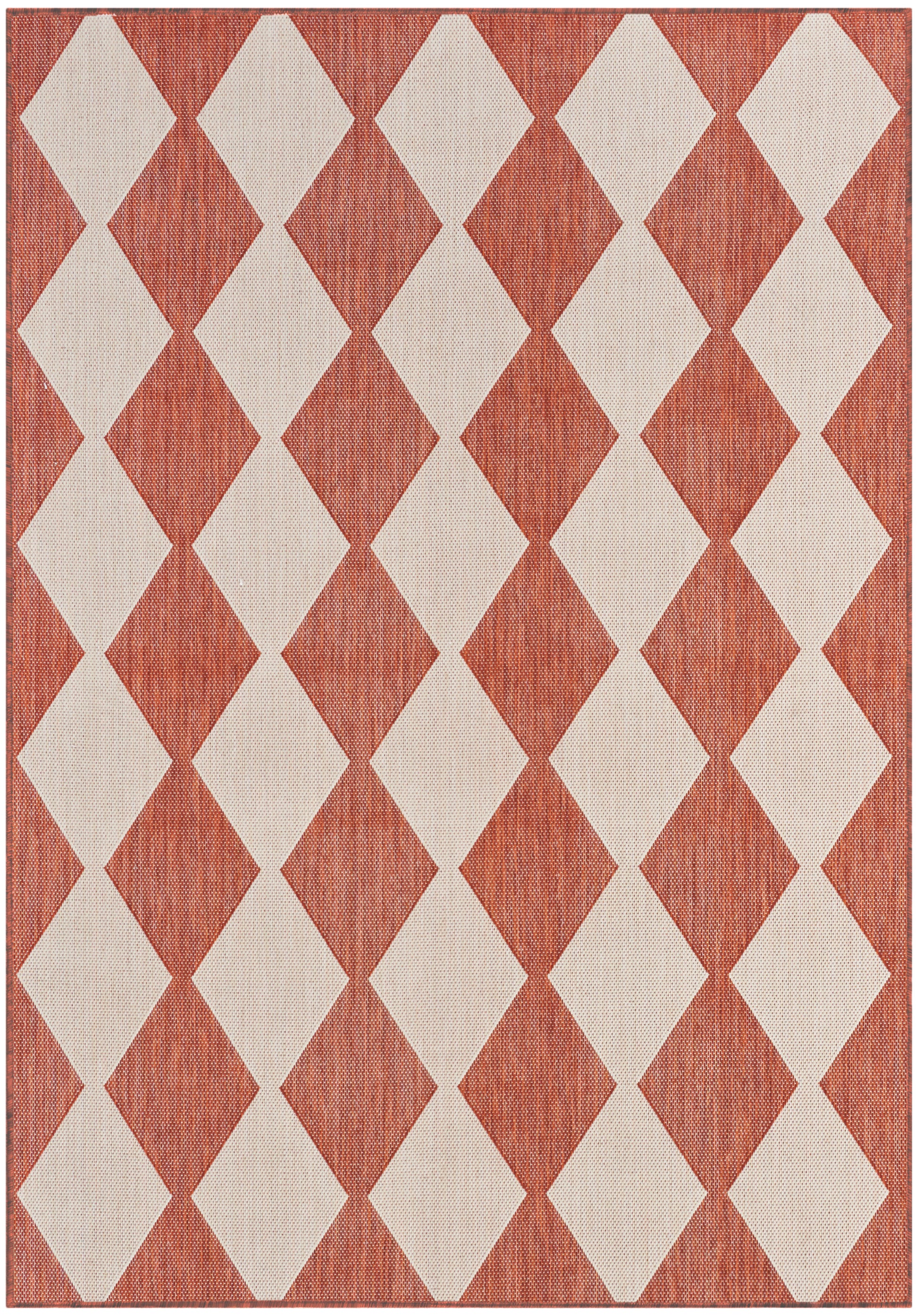 Nourison Home Positano POS04 Terracotta Contemporary Machinemade Rug