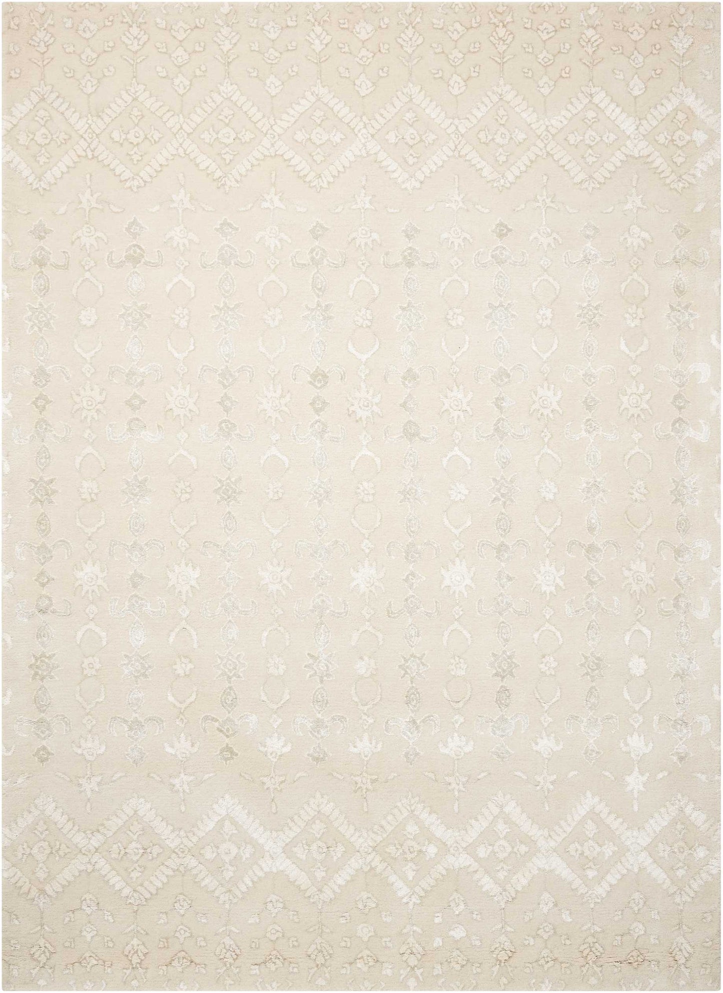 Nourison Home Symphony SYM12 Ivory  Transitional Tufted Rug