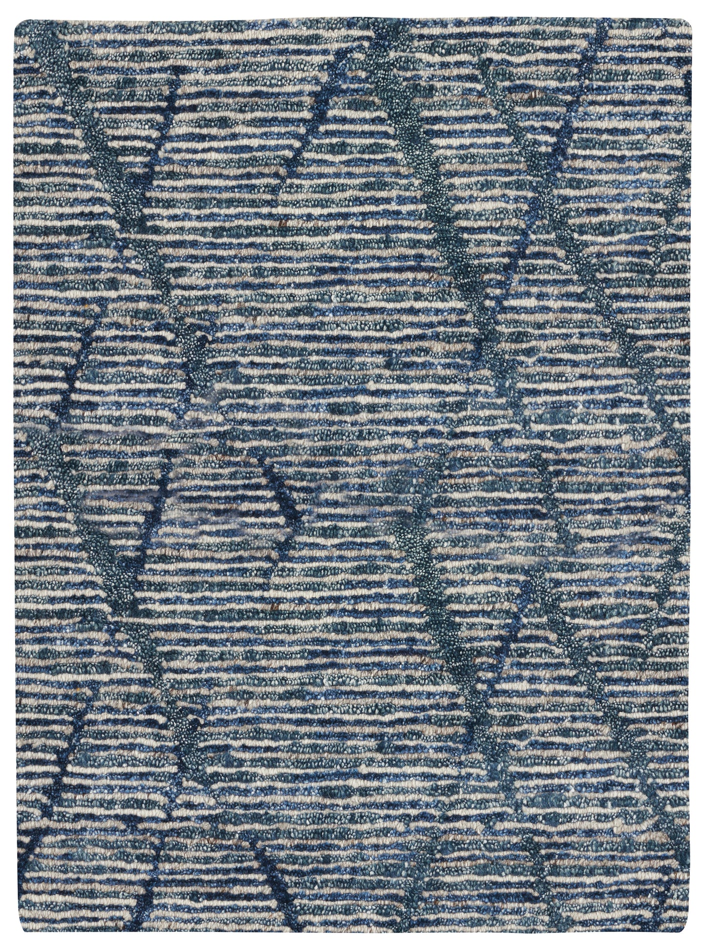 Nourison Home OCEAN OCP02 Indigo Contemporary Knotted Rug