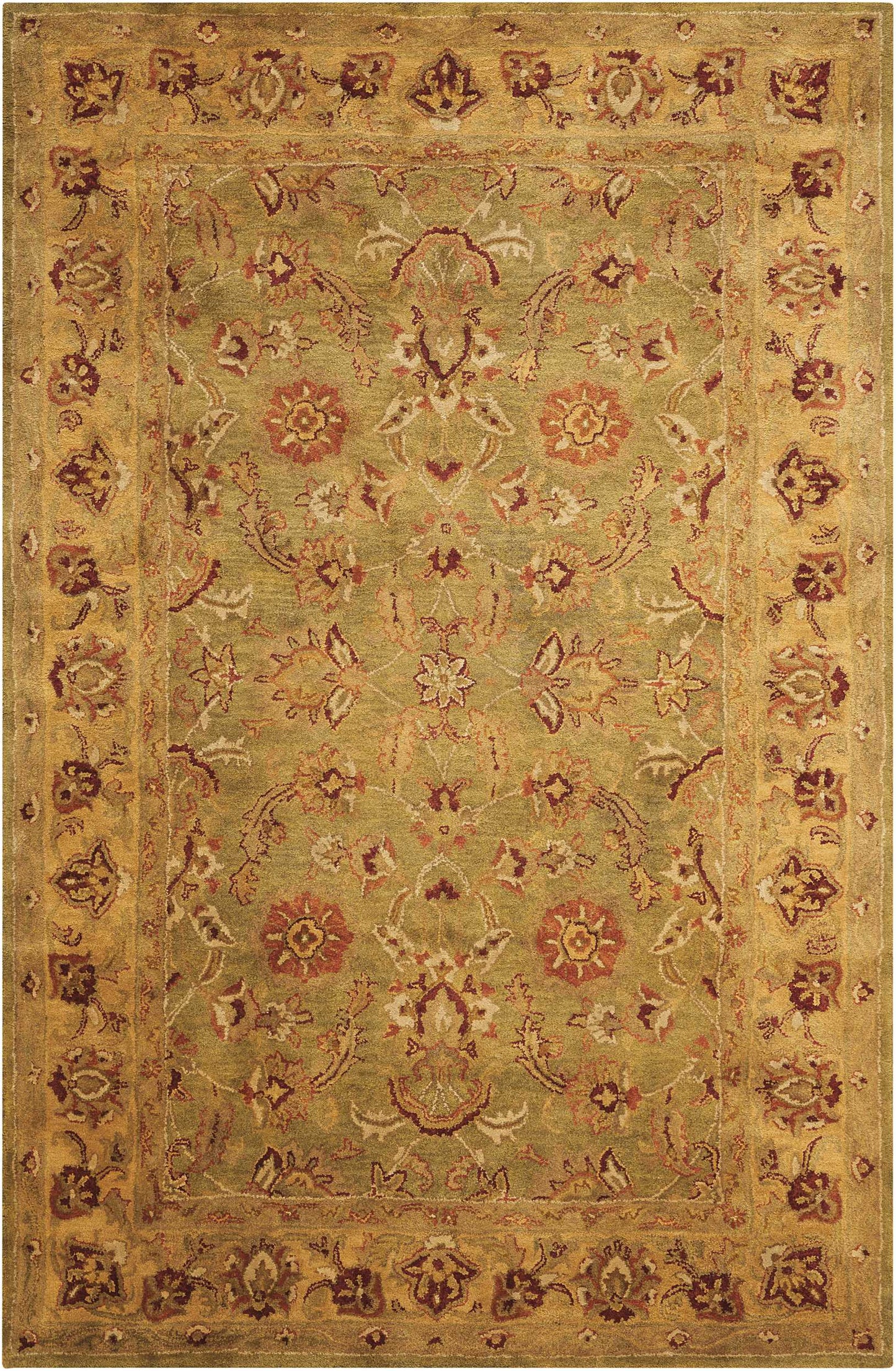 Nourison Home Jaipur JA12 Green  Traditional Tufted Rug