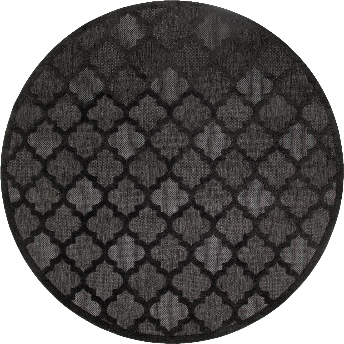 Nourison Home Easy Care NES01 Charcoal Black  Contemporary Flat Weave Rug