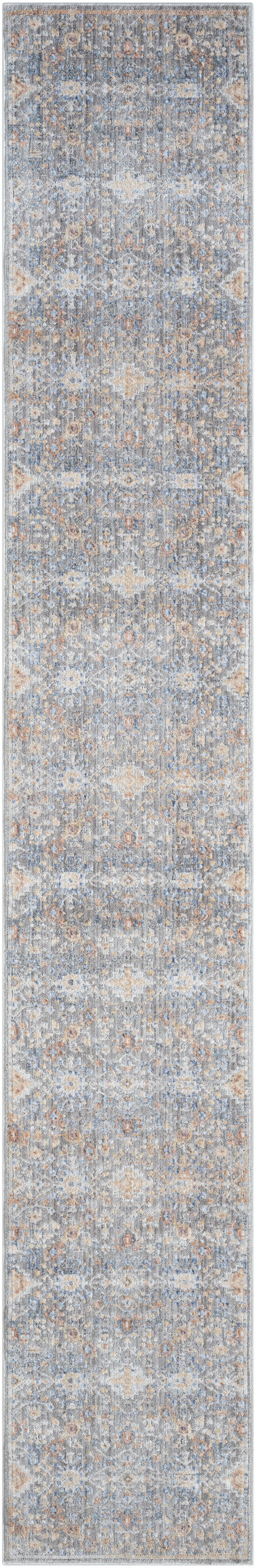 Nourison Home Elegant Heirlooms ELH02 Grey Traditional Machinemade Rug