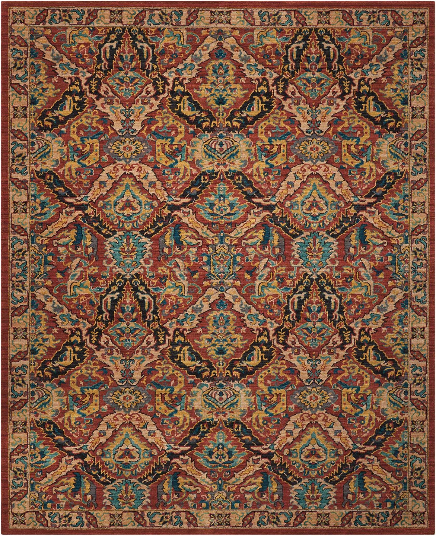 Nourison Home Nourison 2020 NR205 Terracotta  Traditional Loom Rug