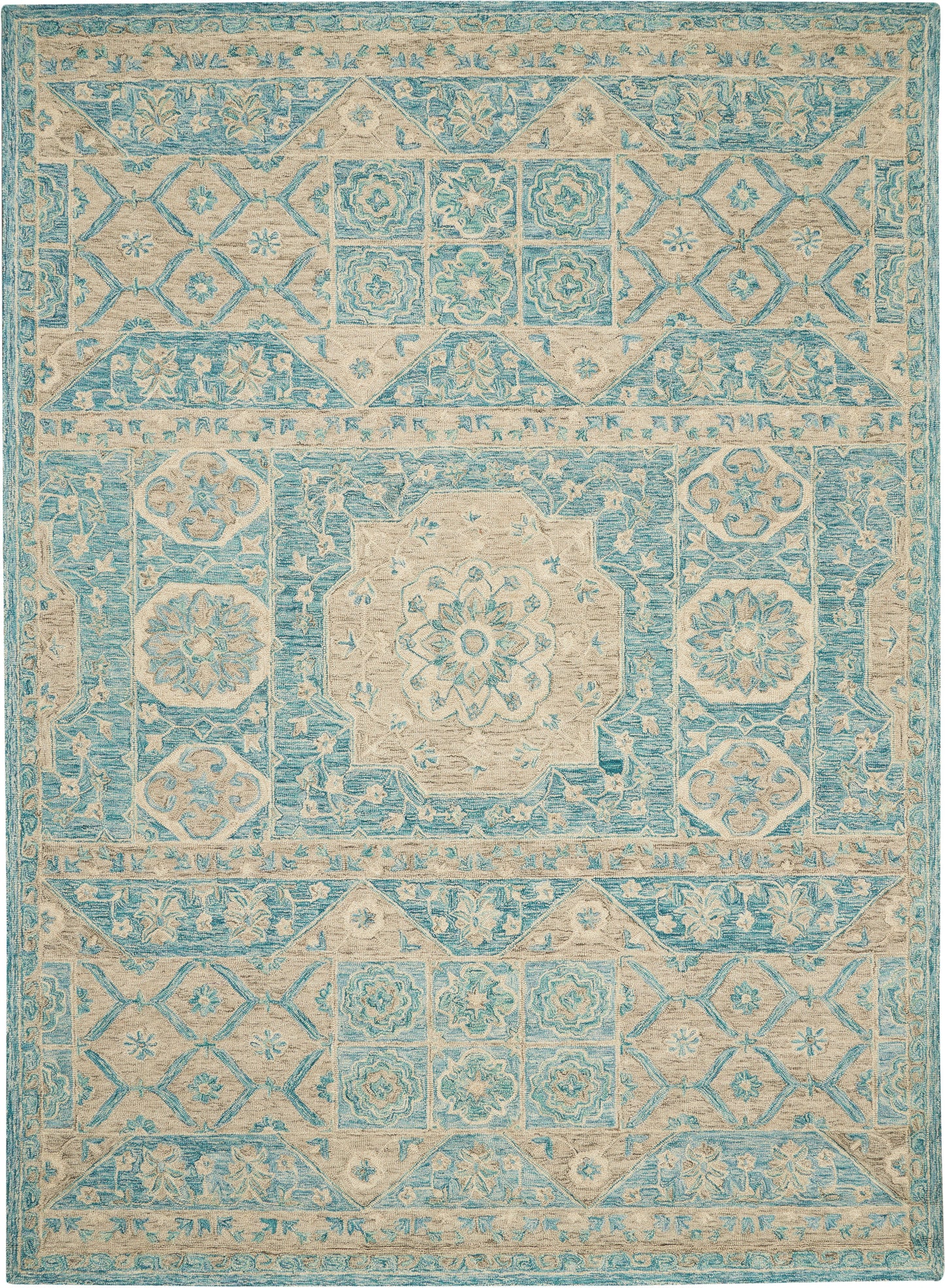 Nourison Home Azura AZM02 Ocean Transitional Tufted Rug