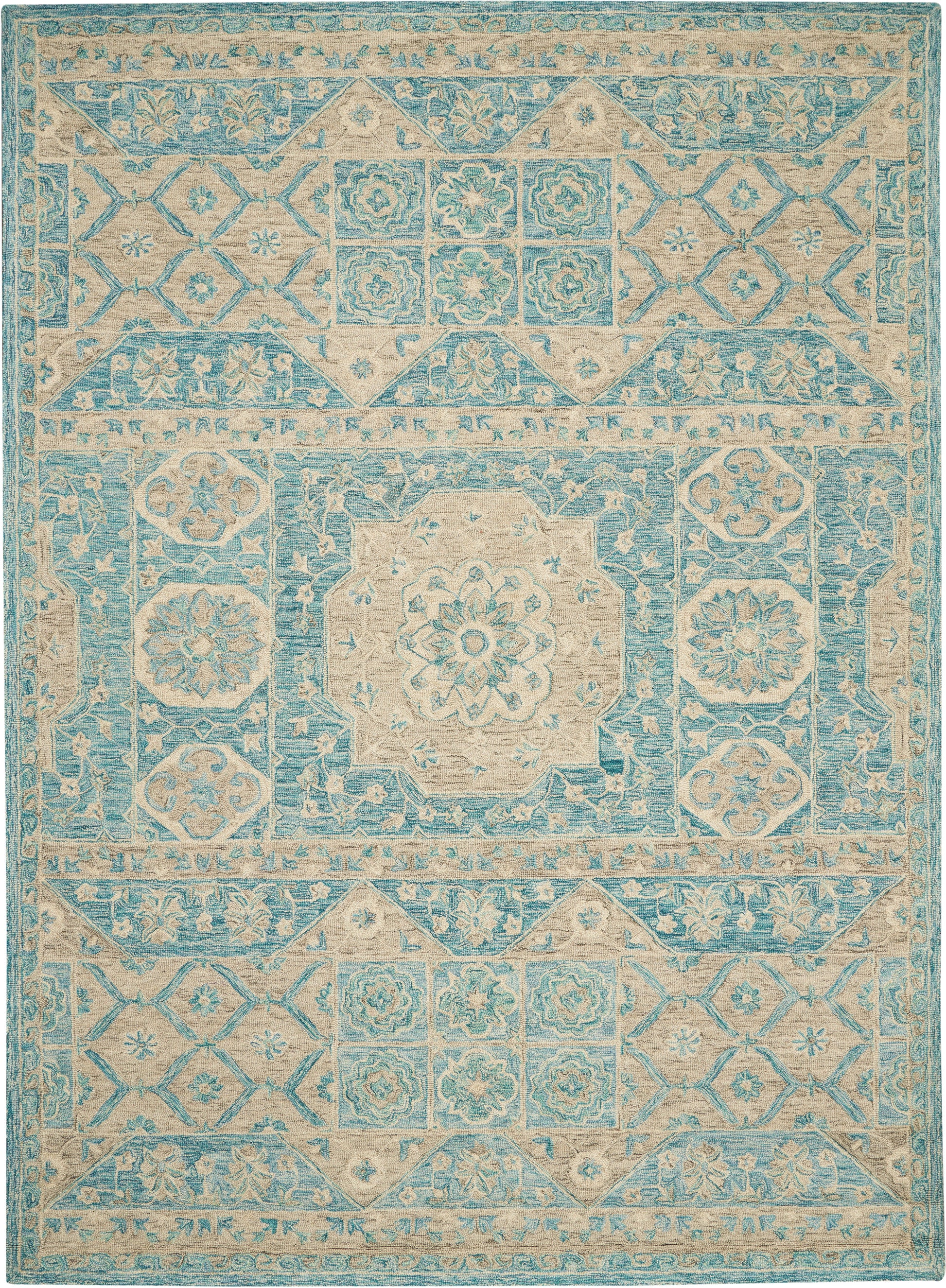 Nourison Home Azura AZM02 Ocean Transitional Tufted Rug