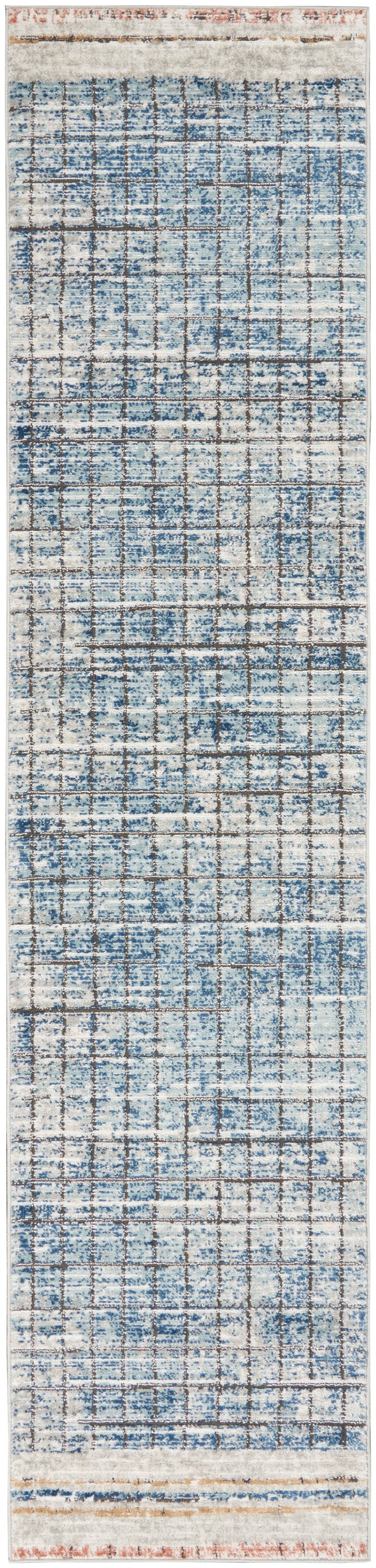 Nourison Home Quarry QUA13 Blue  Contemporary Machinemade Rug