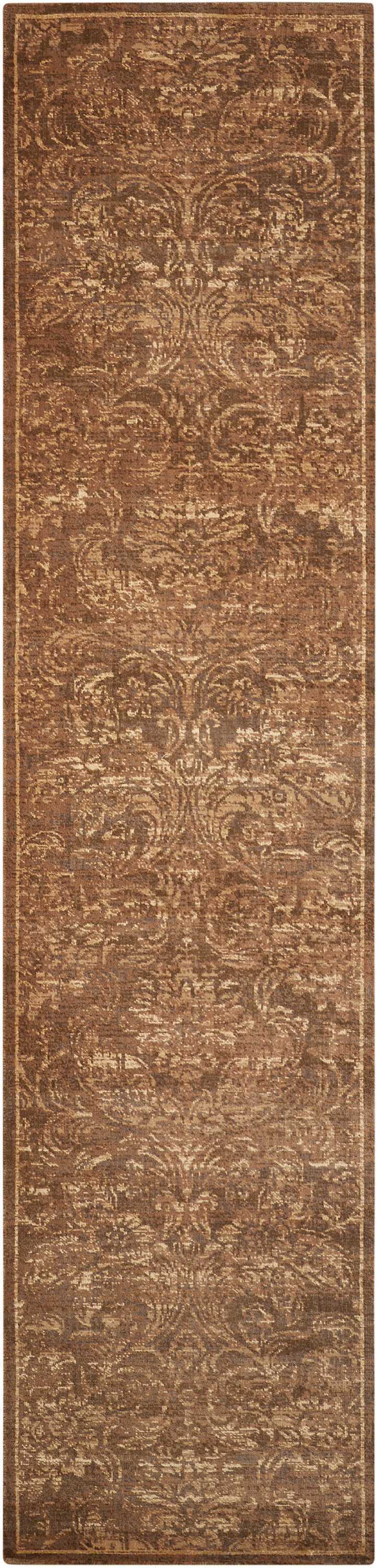 Nourison Home Silken Allure SLK19 Chocolate Traditional Loom Rug