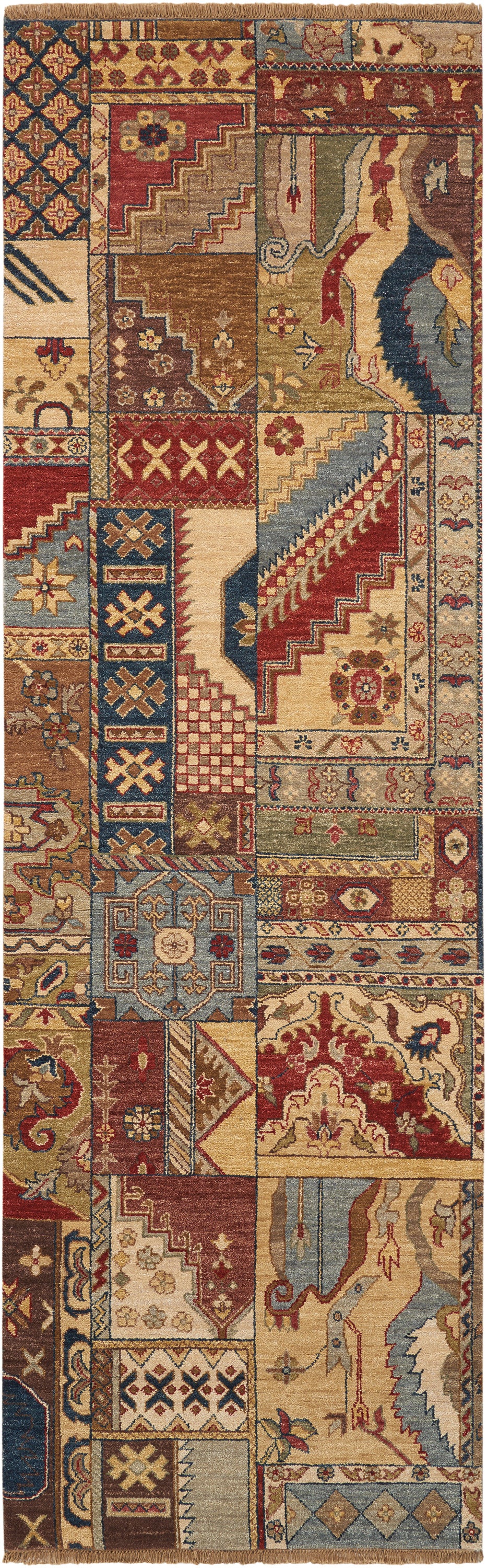 Nourison Home Legend LD05 Multicolor Transitional Knotted Rug