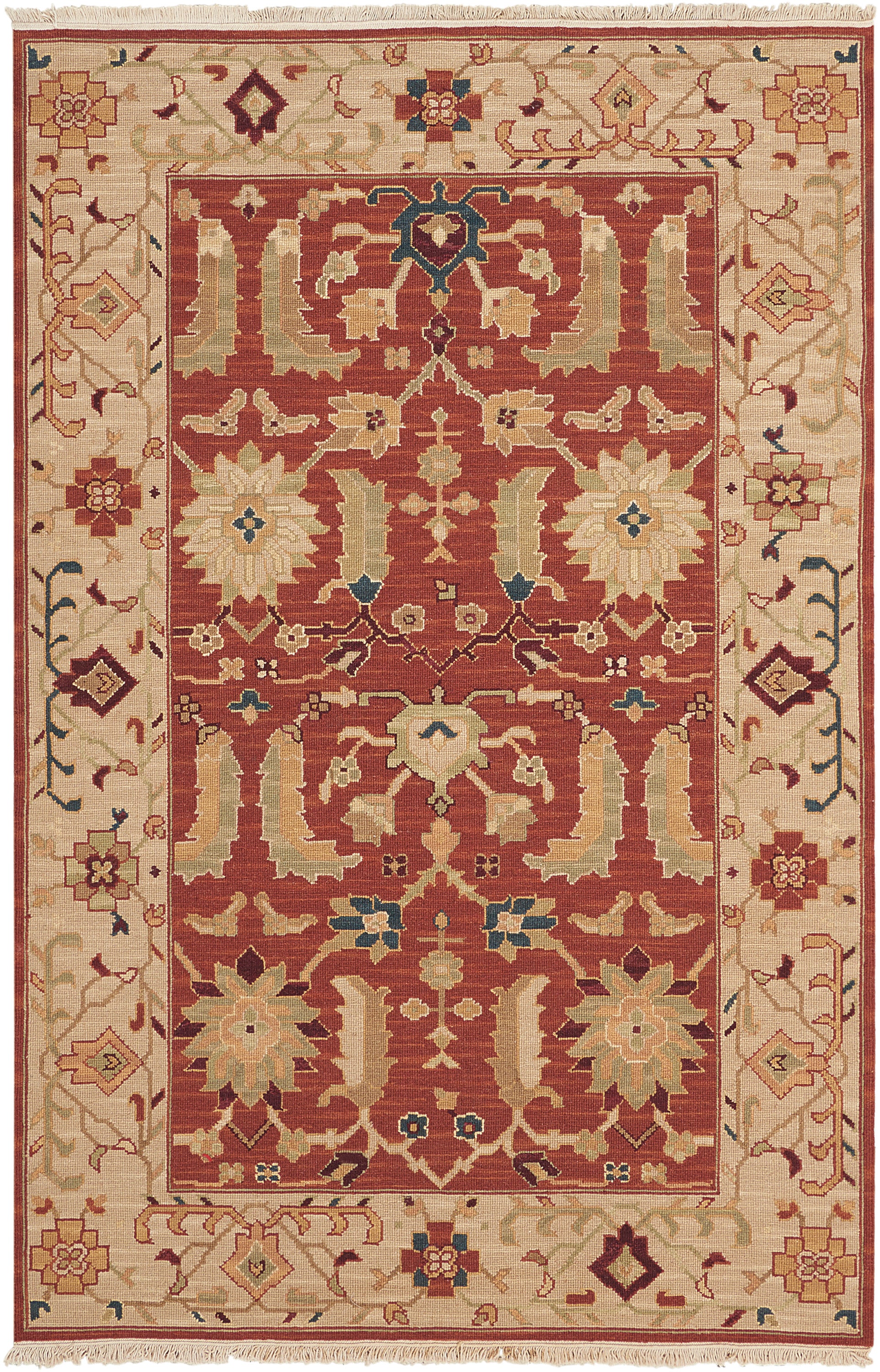 Nourison Home Nourmak SK71 Rust Traditional Woven Rug