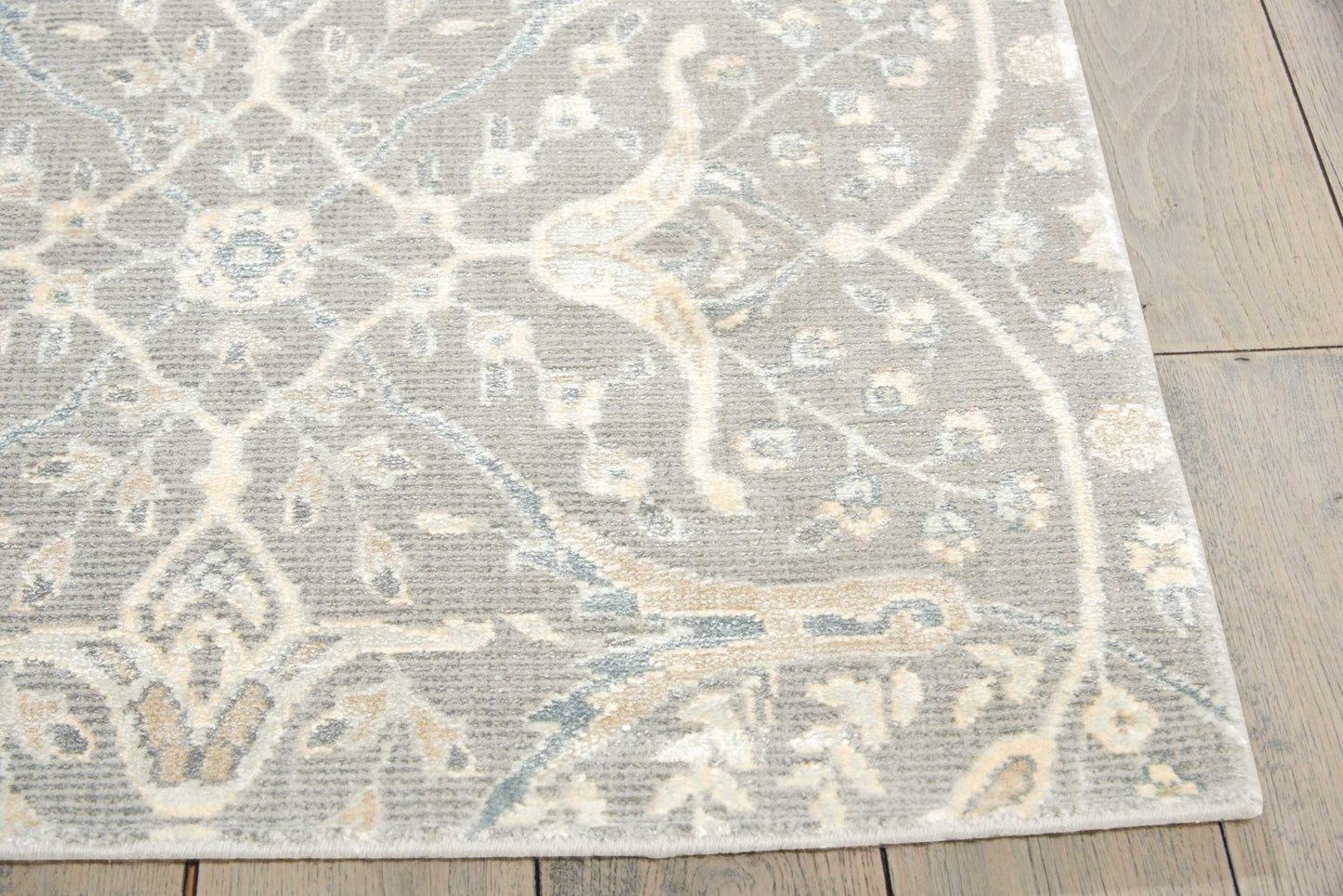 Nourison Home Luminance LUM08 Steel  Transitional Loom Rug