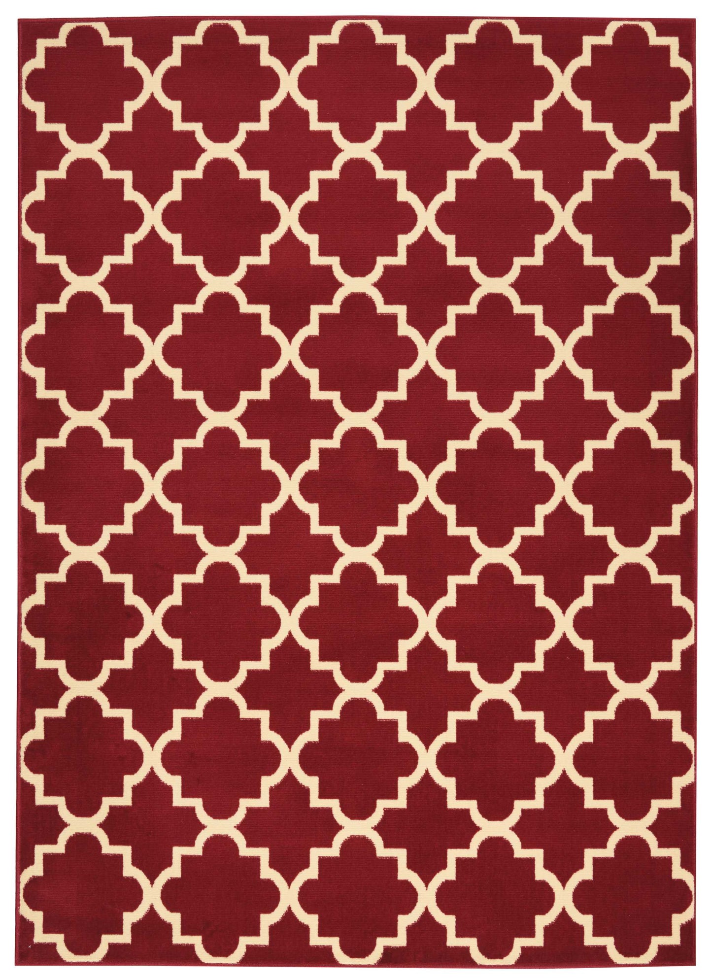 Nourison Home Grafix GRF08 Red  Transitional Machinemade Rug