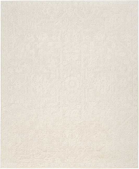 Nourison Home Blanco BLO01 Ivory Contemporary Knotted Rug