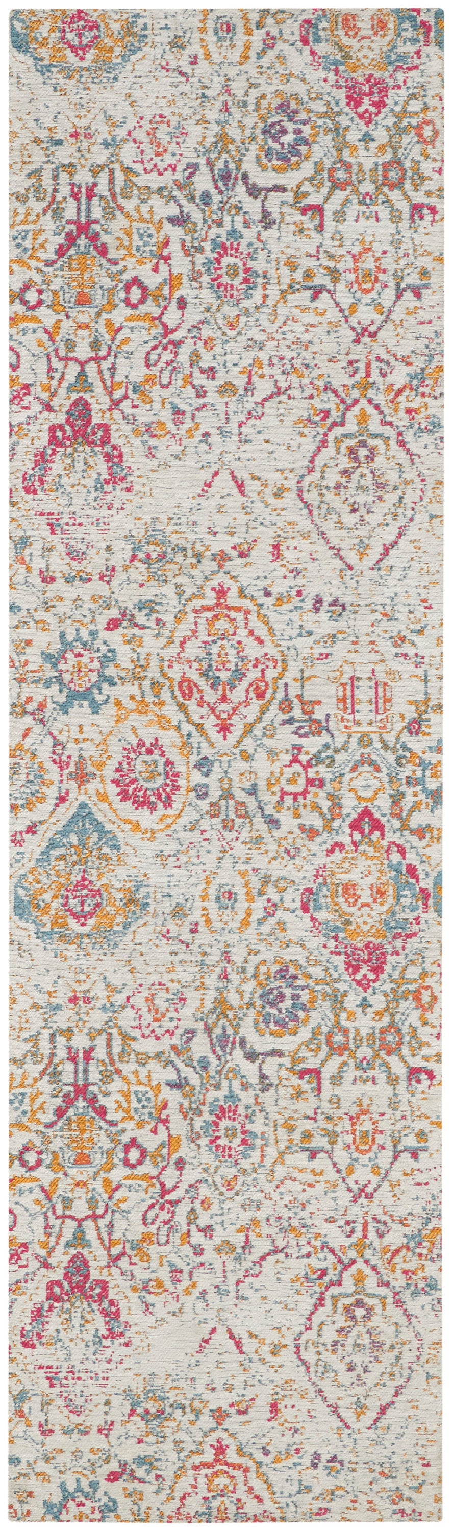 Nourison Home Damask DAS06 Multicolor  Transitional Machinemade Rug