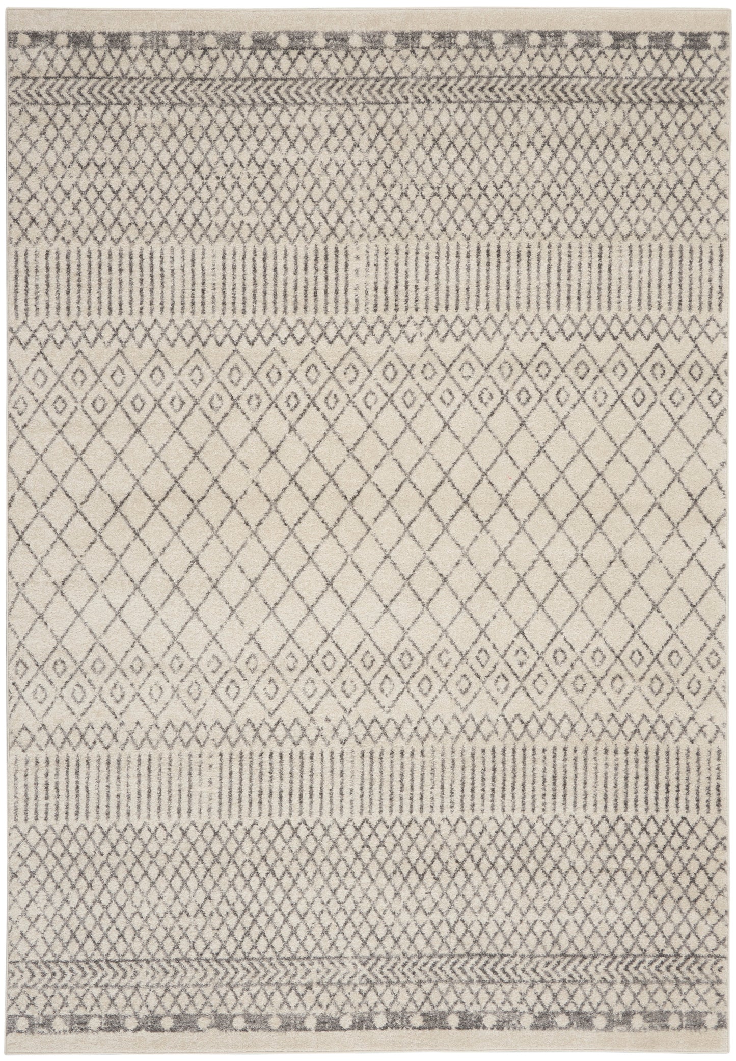 Nourison Home Passion PSN42 Ivory Grey  Transitional Machinemade Rug