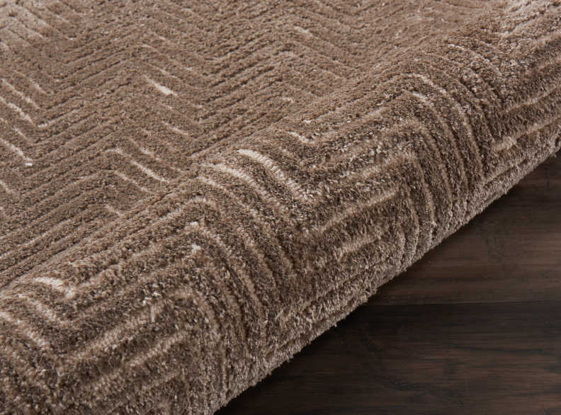 Nourison Home Deco Mod DEC03 Taupe  Transitional Tufted Rug