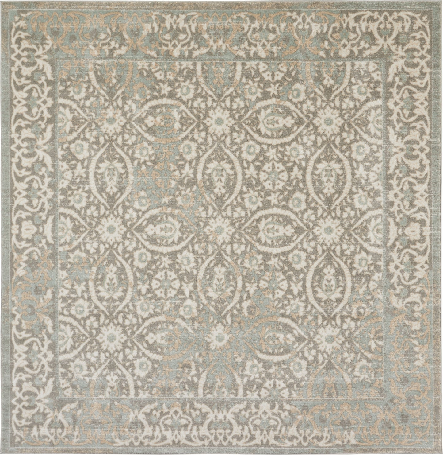 Nourison Home Euphoria EUP05 Grey  Traditional Machinemade Rug