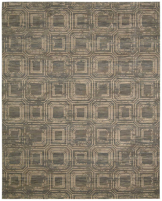 Nourison Home Silken Allure SLK24 Smoke Transitional Loom Rug