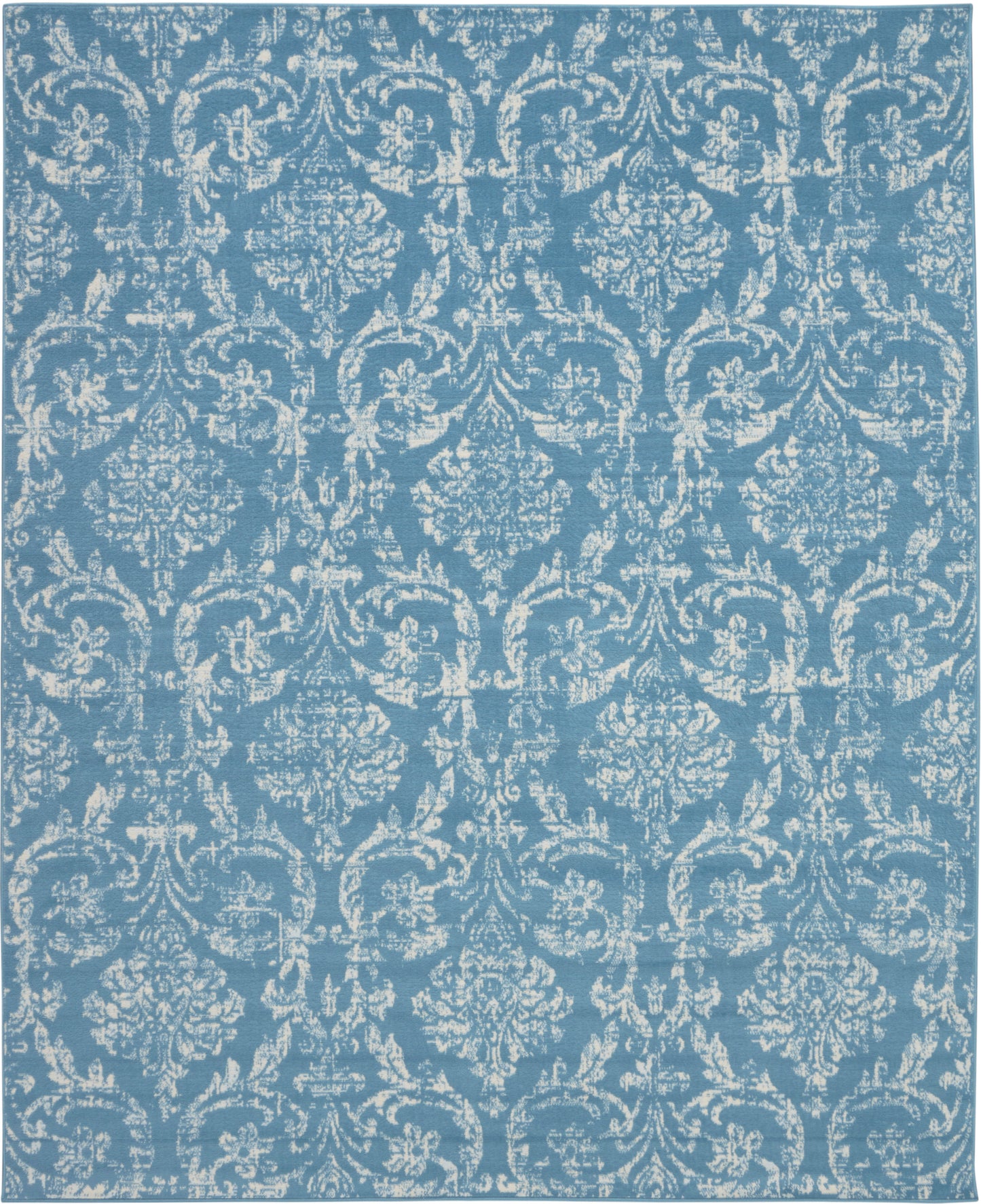 Nourison Home Jubilant JUB09 Blue  Transitional Machinemade Rug