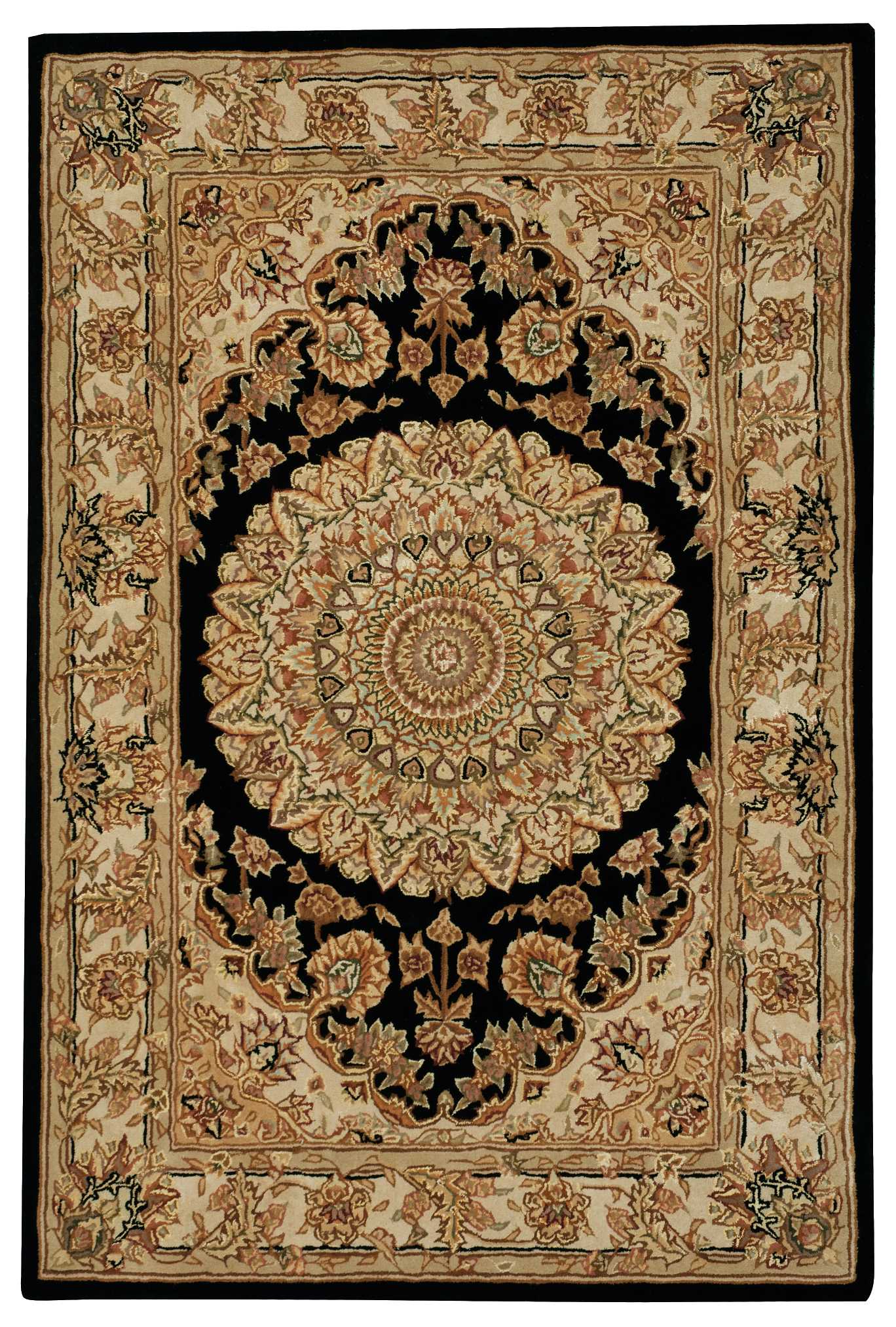 Nourison Home Nourison 2000 2233 Black  Traditional Tufted Rug