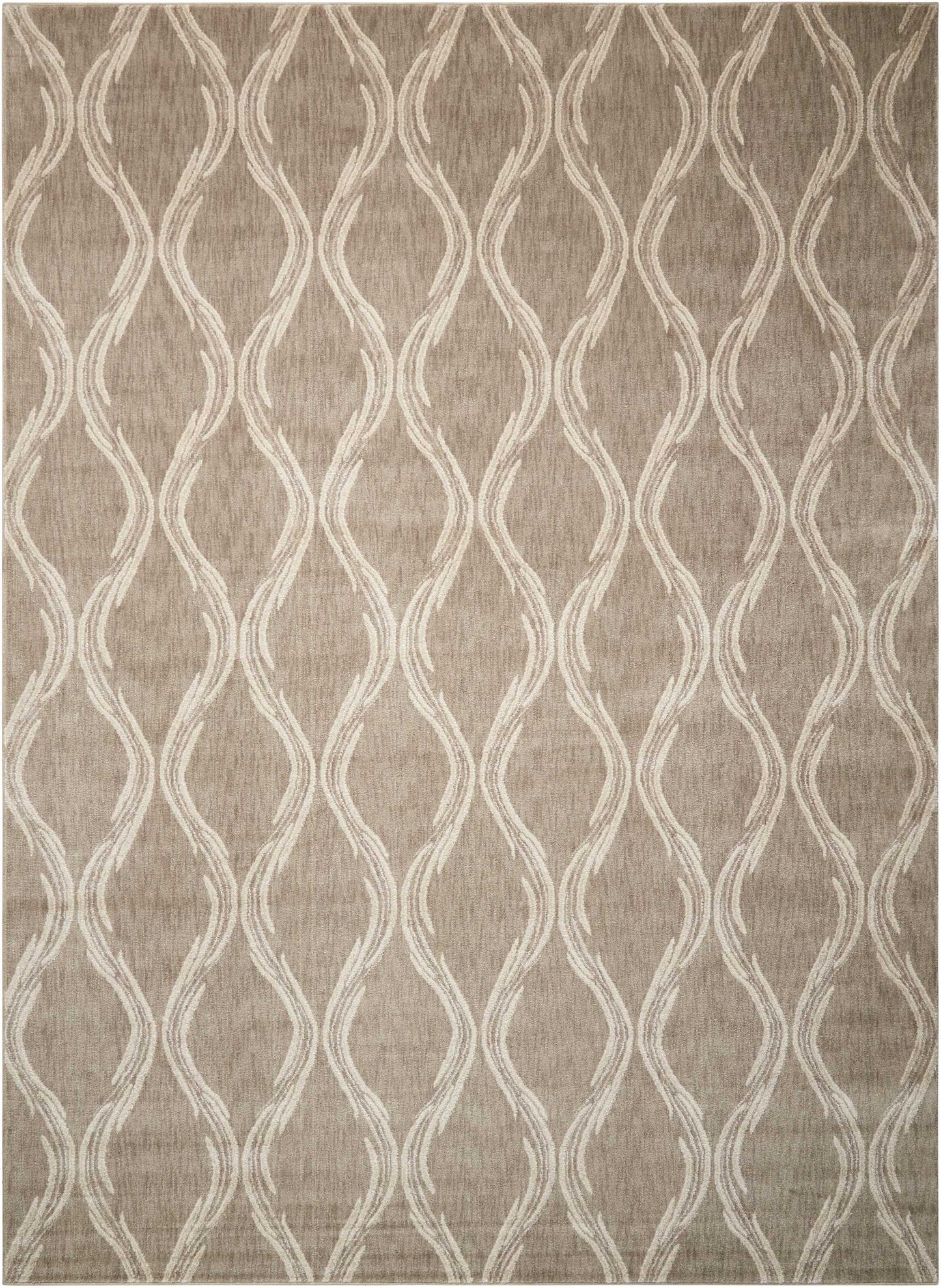 Nourison Home Tranquility TNQ02 Taupe  Transitional Machinemade Rug