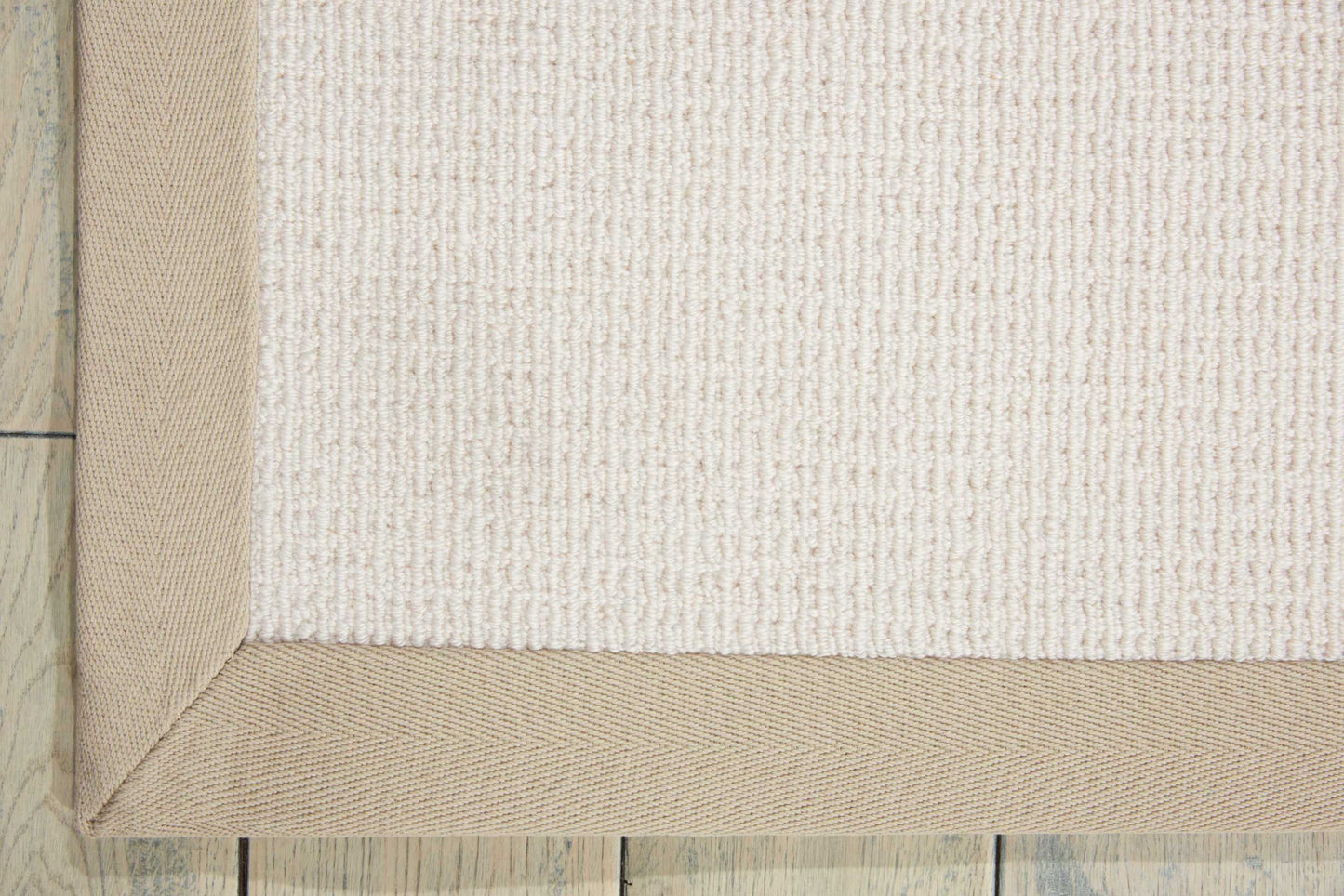 Nourison Home Sisal Soft SSF02 White  Contemporary Tufted Rug