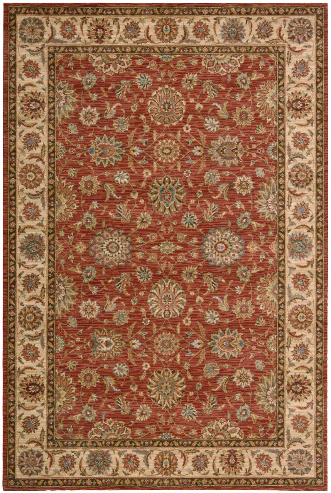 Nourison Home Living Treasures LI05 Rust  Traditional Loom Rug