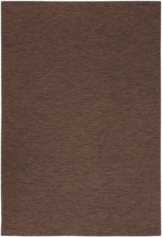 Nourison Home Washable Solutions WSL01 Mocha  Contemporary Machinemade Rug